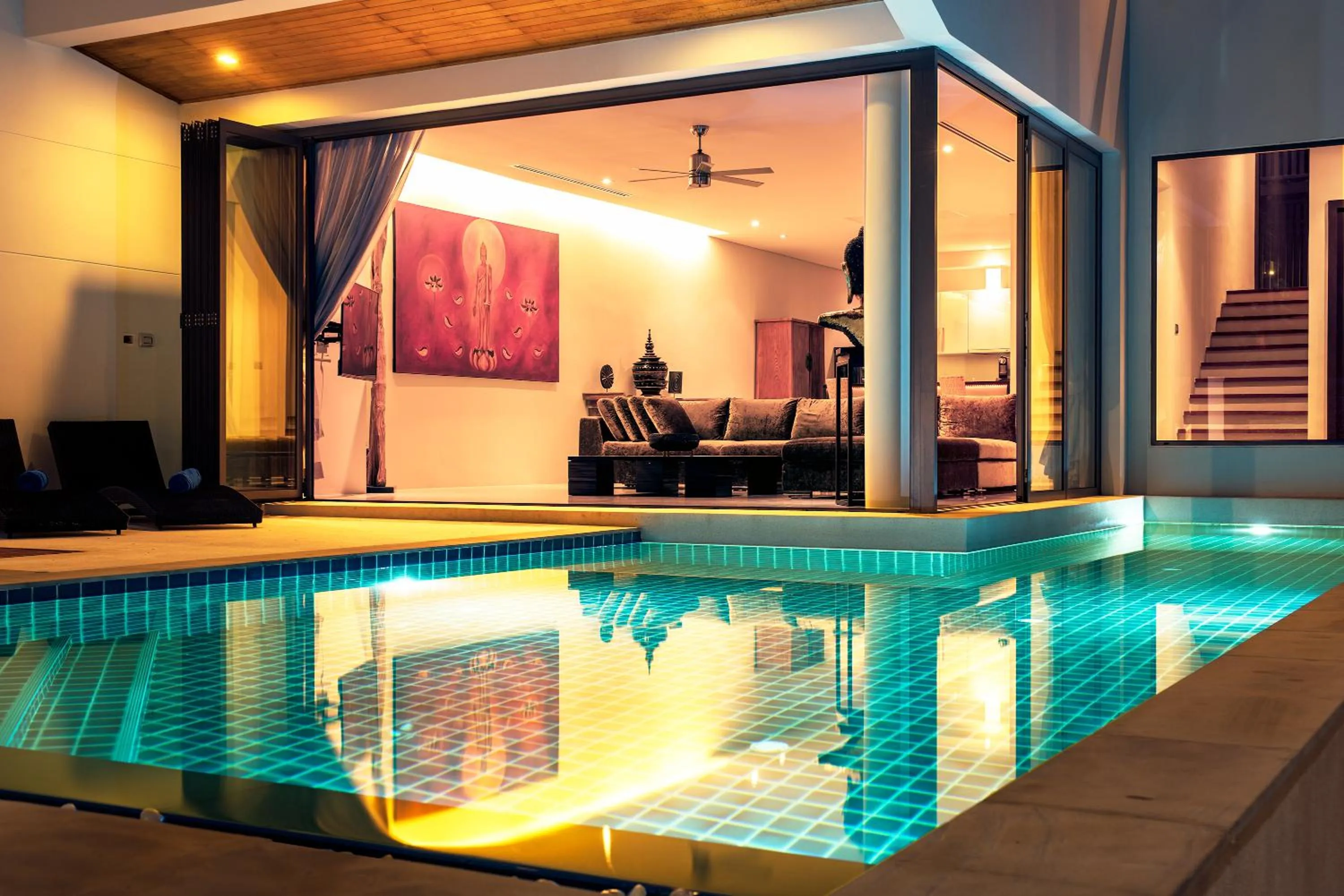 Patio in Amazing 5br, Seaview private PoolVilla by Intira Villas