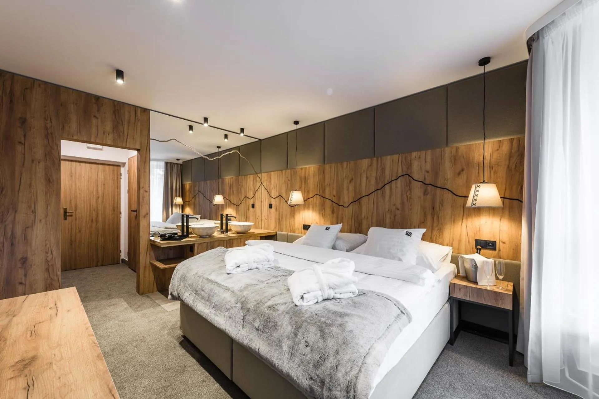 Bedroom, Bed in Wellness Hotel Svornost