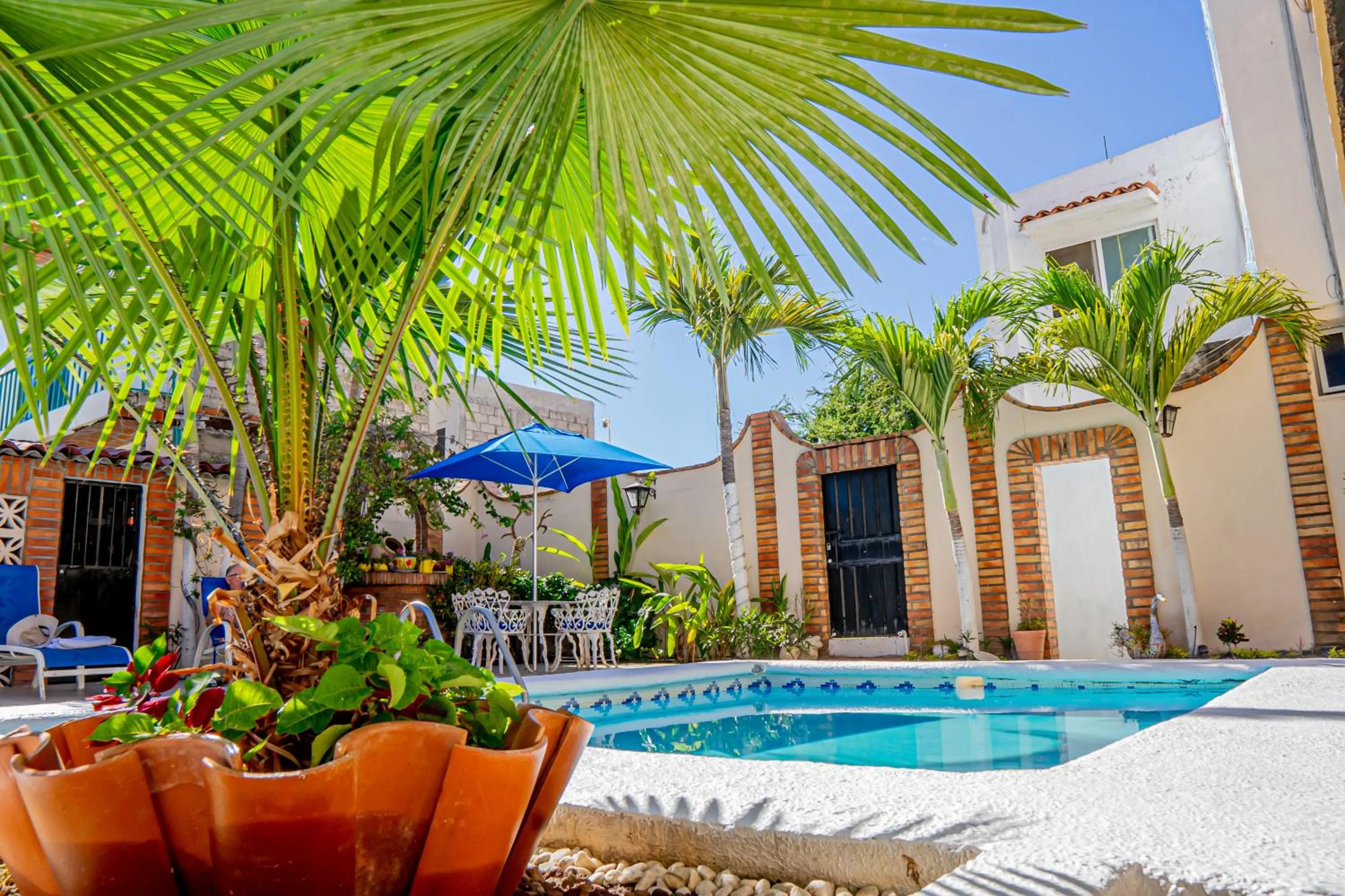Swimming pool in Bungalows Maria Teresa