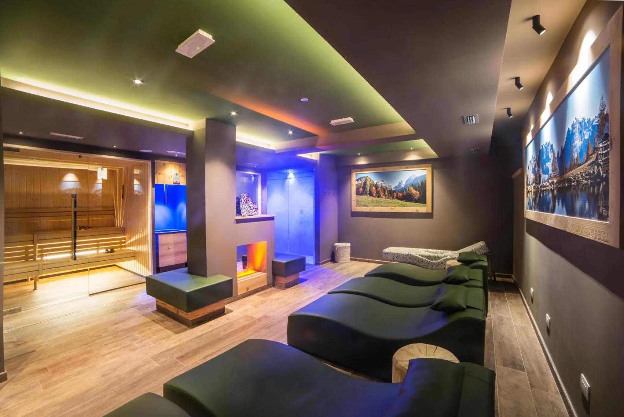 Sauna in Hotel Cime D'Oro