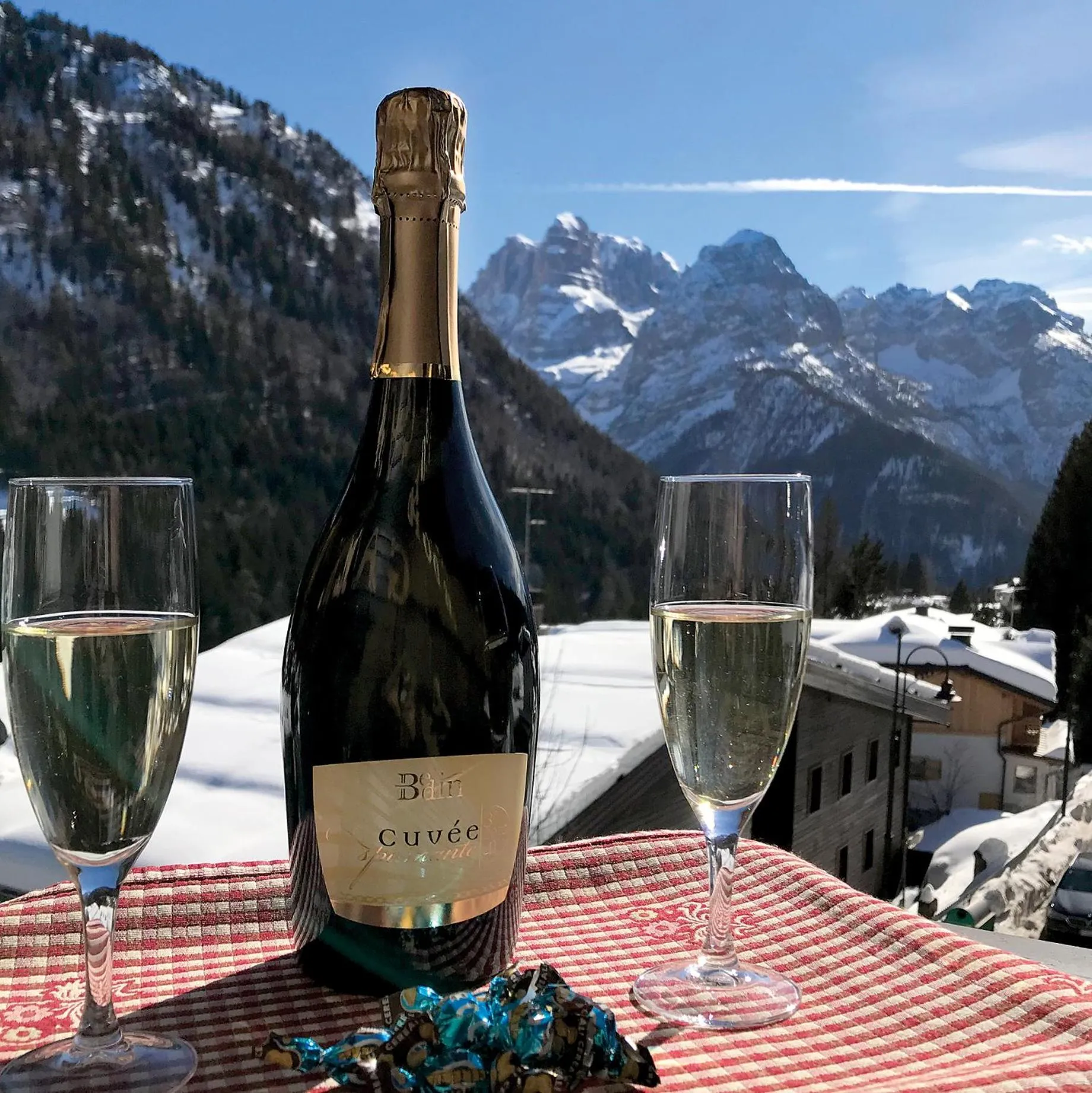 Mountain view in Hotel Cime D'Oro