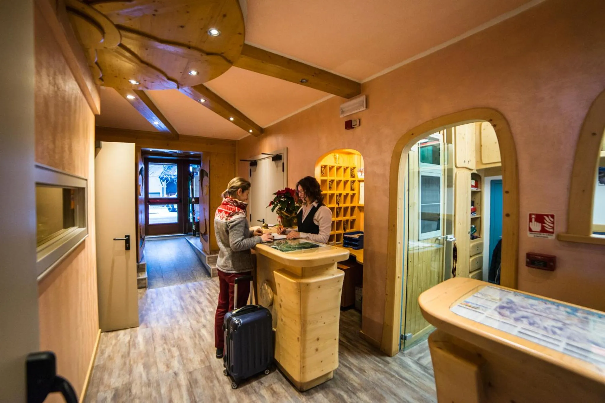 Lobby or reception in Hotel Cime D'Oro