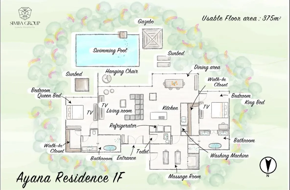 Villa Deh Simba at Ayana With Private Pool