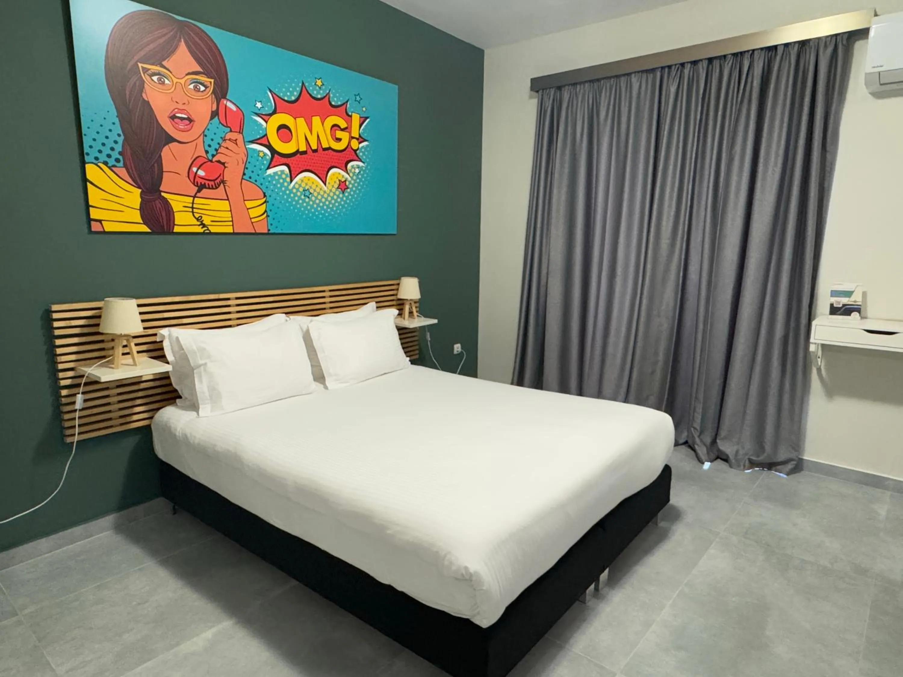 Bed in Connect Suites