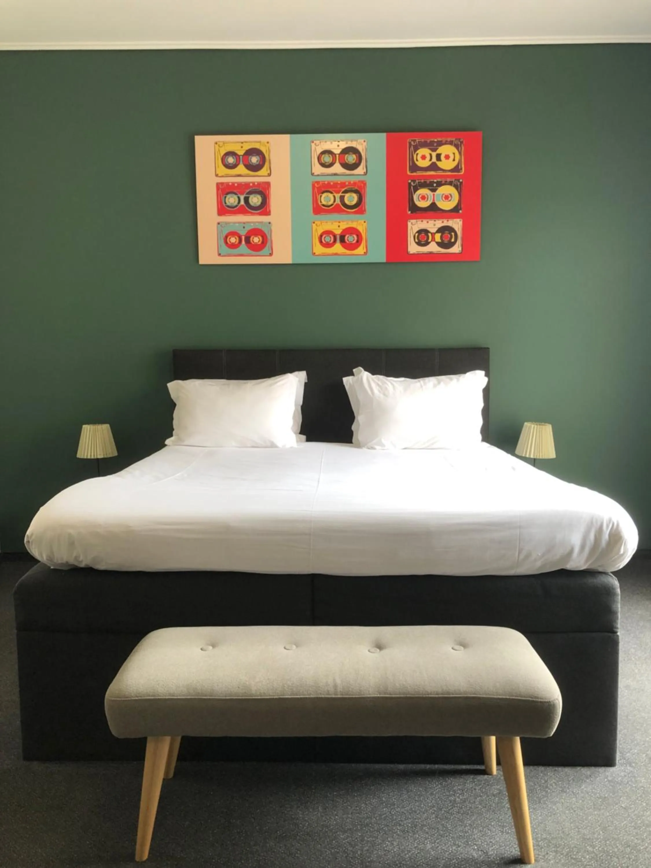 Bed in Connect Suites