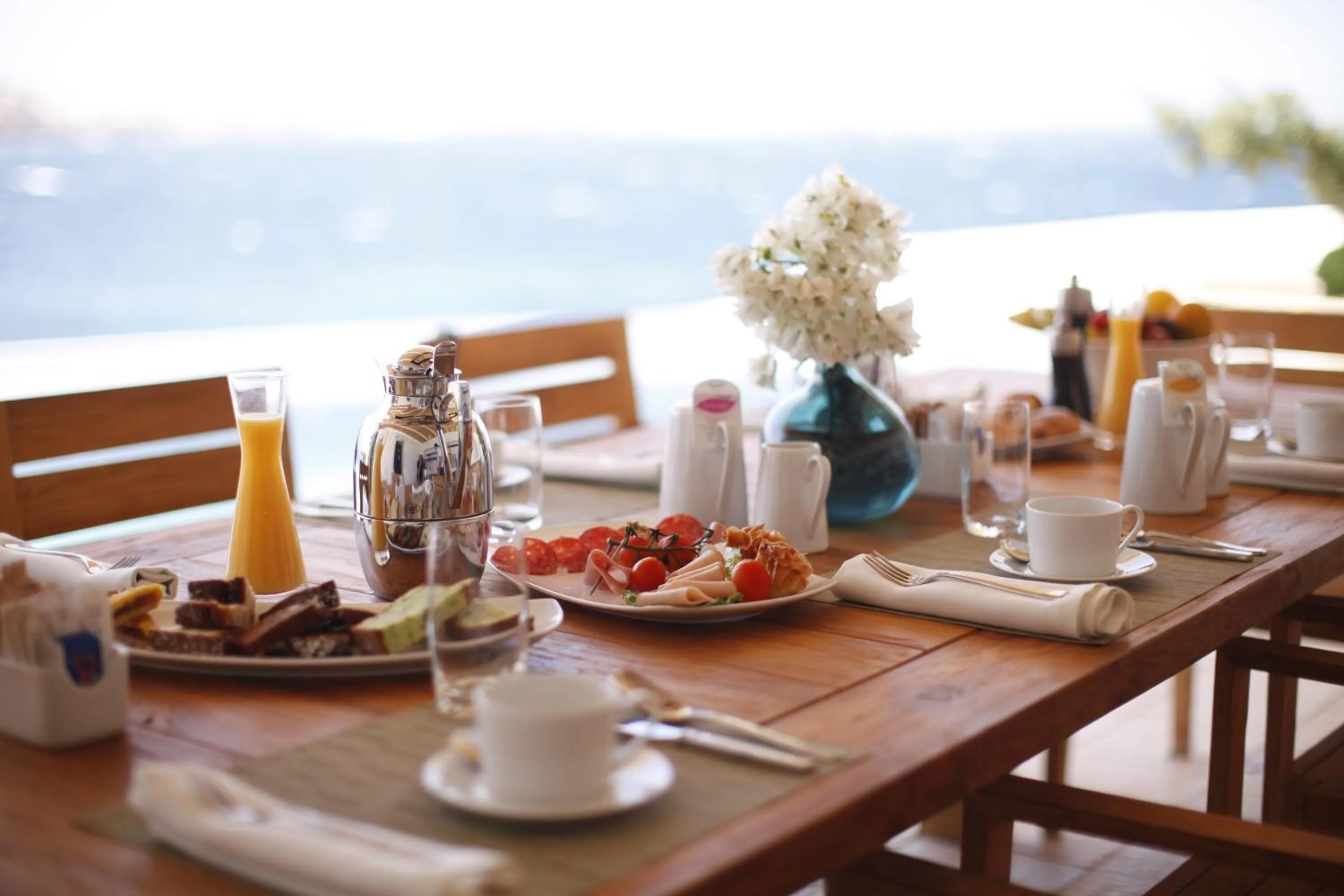 Patio in Belvedere Mykonos - Waterfront Villa & Suites - The Leading Hotels of the World