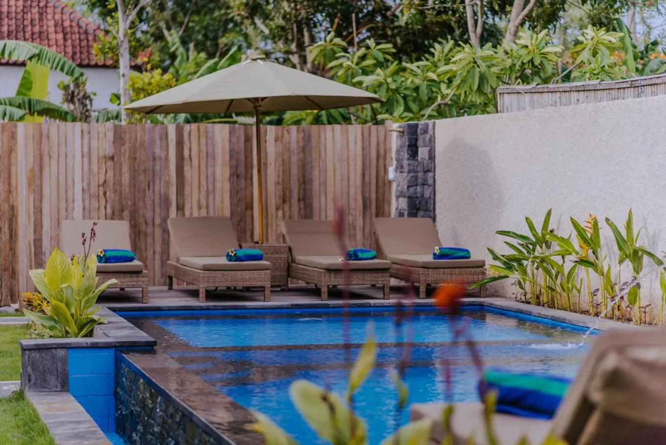 Pool view in Lembongan Small Heaven Bungalow