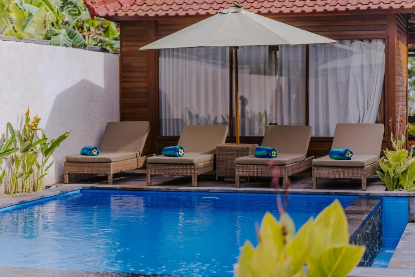 Swimming pool in Lembongan Small Heaven Bungalow