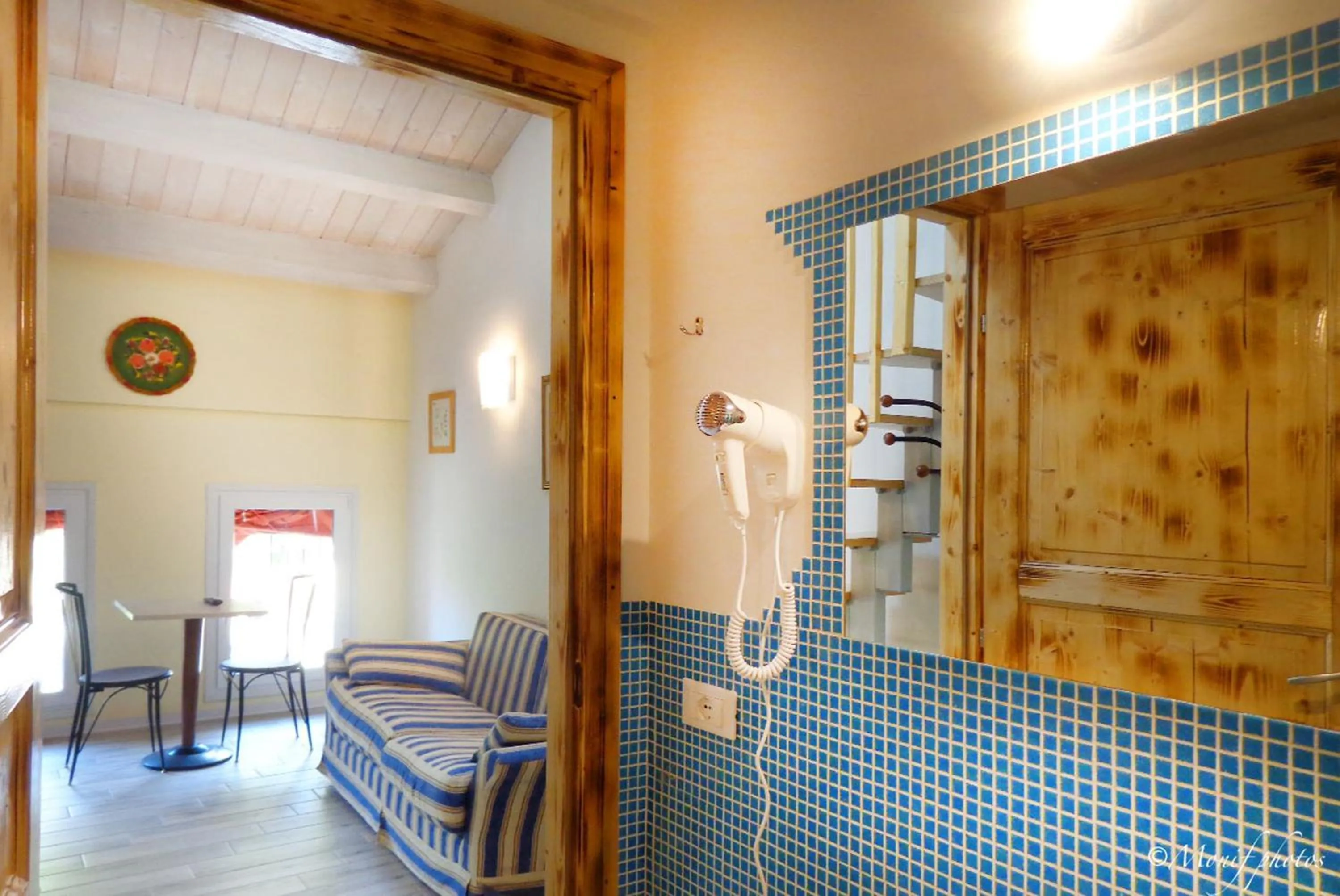 Bathroom, Bed in Alloggi al Verdi