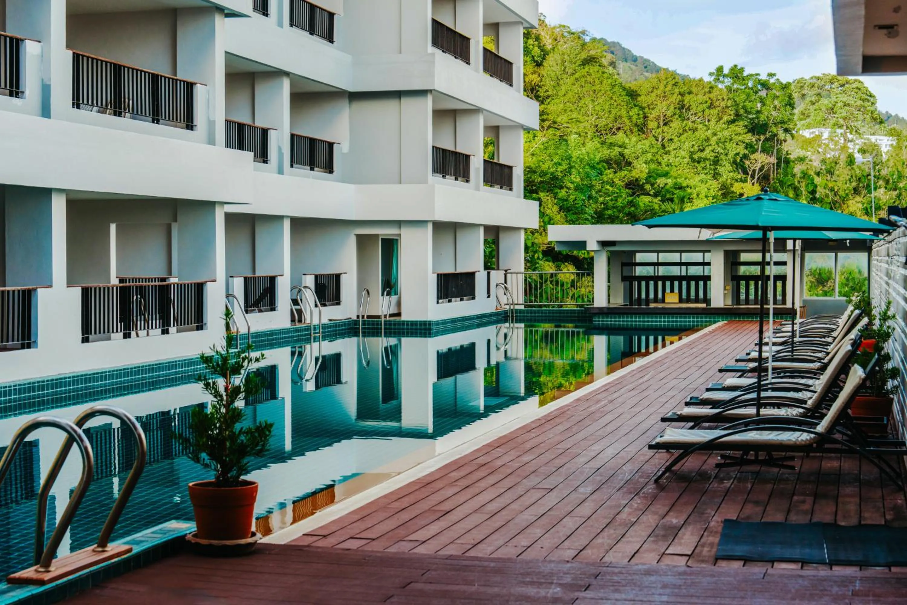 Swimming pool in Casa Del M Patong Phuket - Newly Renovated