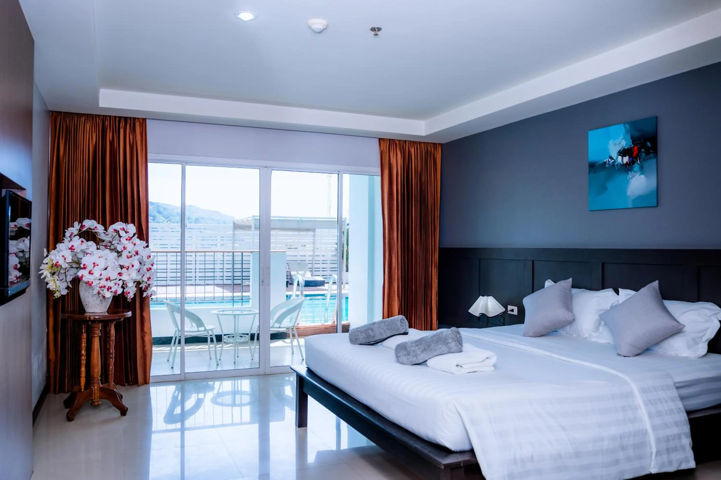 Bed in Casa Del M Patong Phuket - Newly Renovated