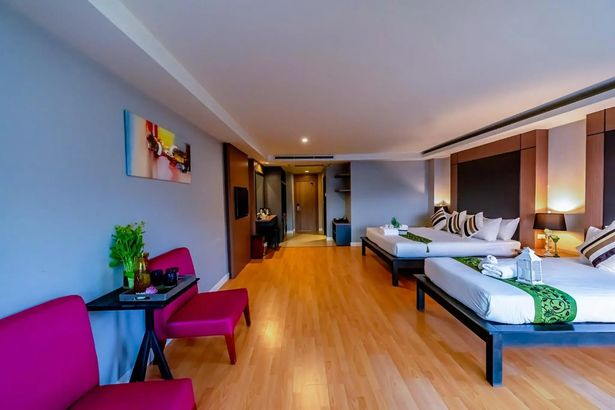 Family Room in Casa Del M Patong Phuket - Newly Renovated Family Room in Casa Del M Patong Phuket - Newly Renovated