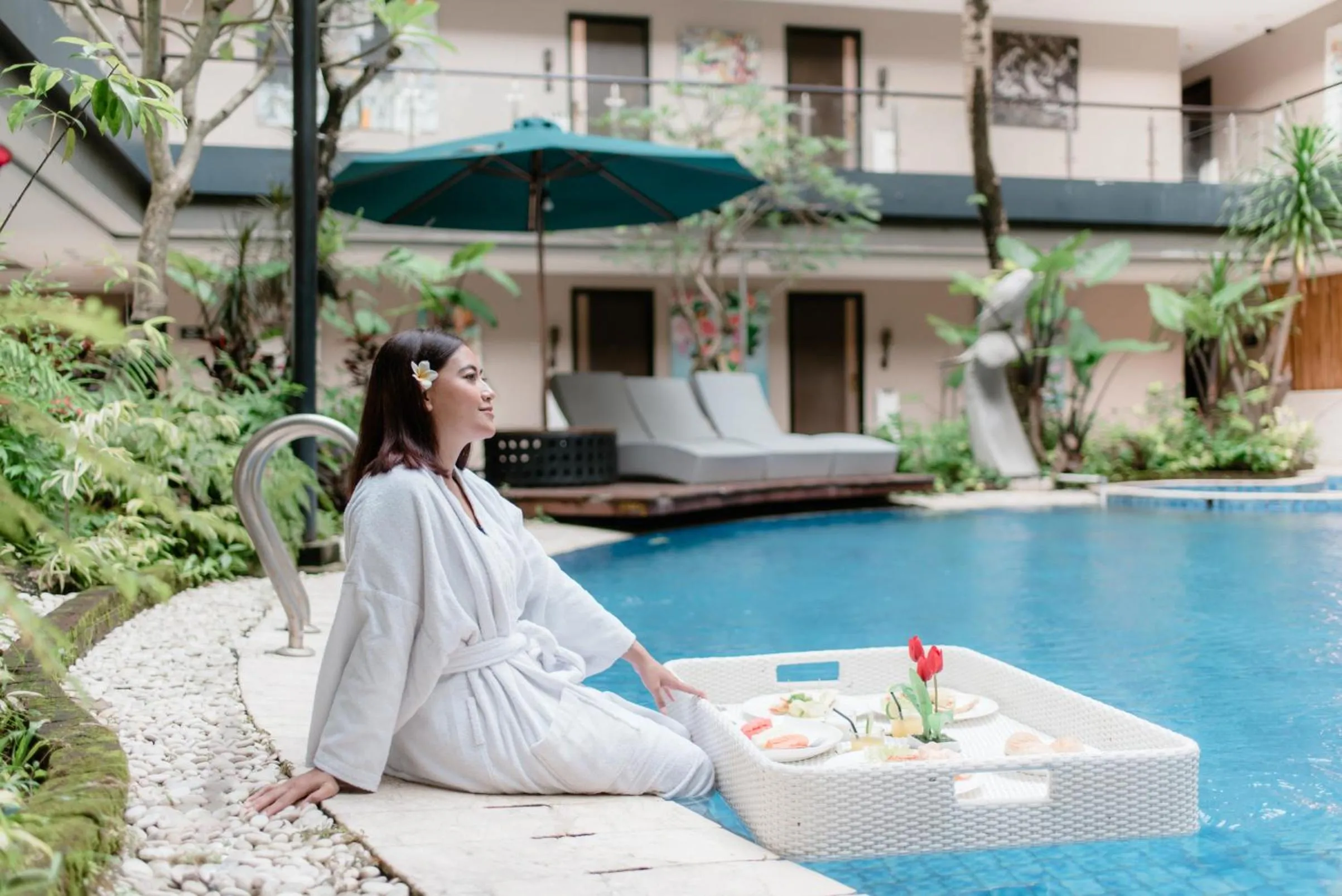 Breakfast in Amaroossa Suite Bali