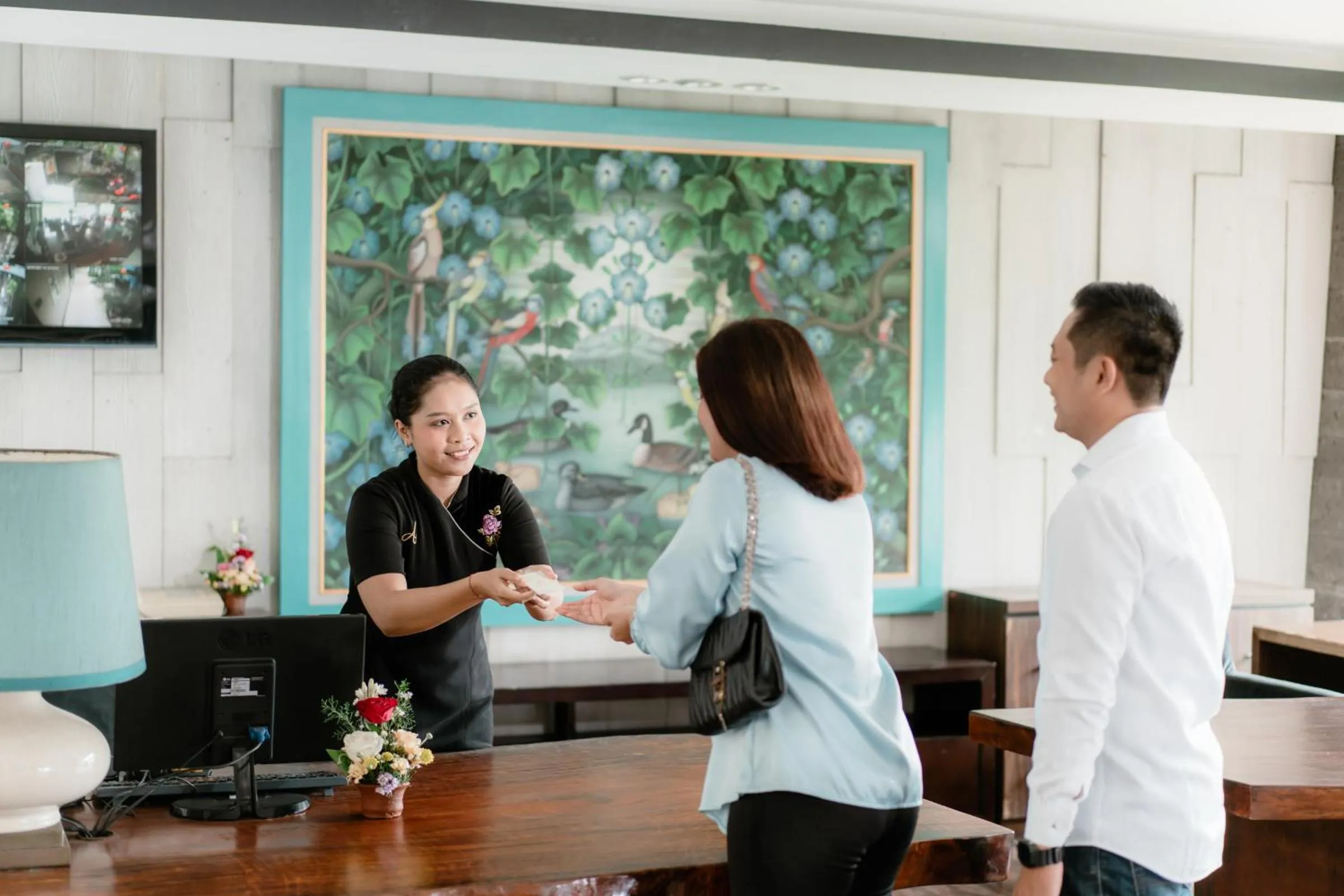 Lobby or reception in Amaroossa Suite Bali
