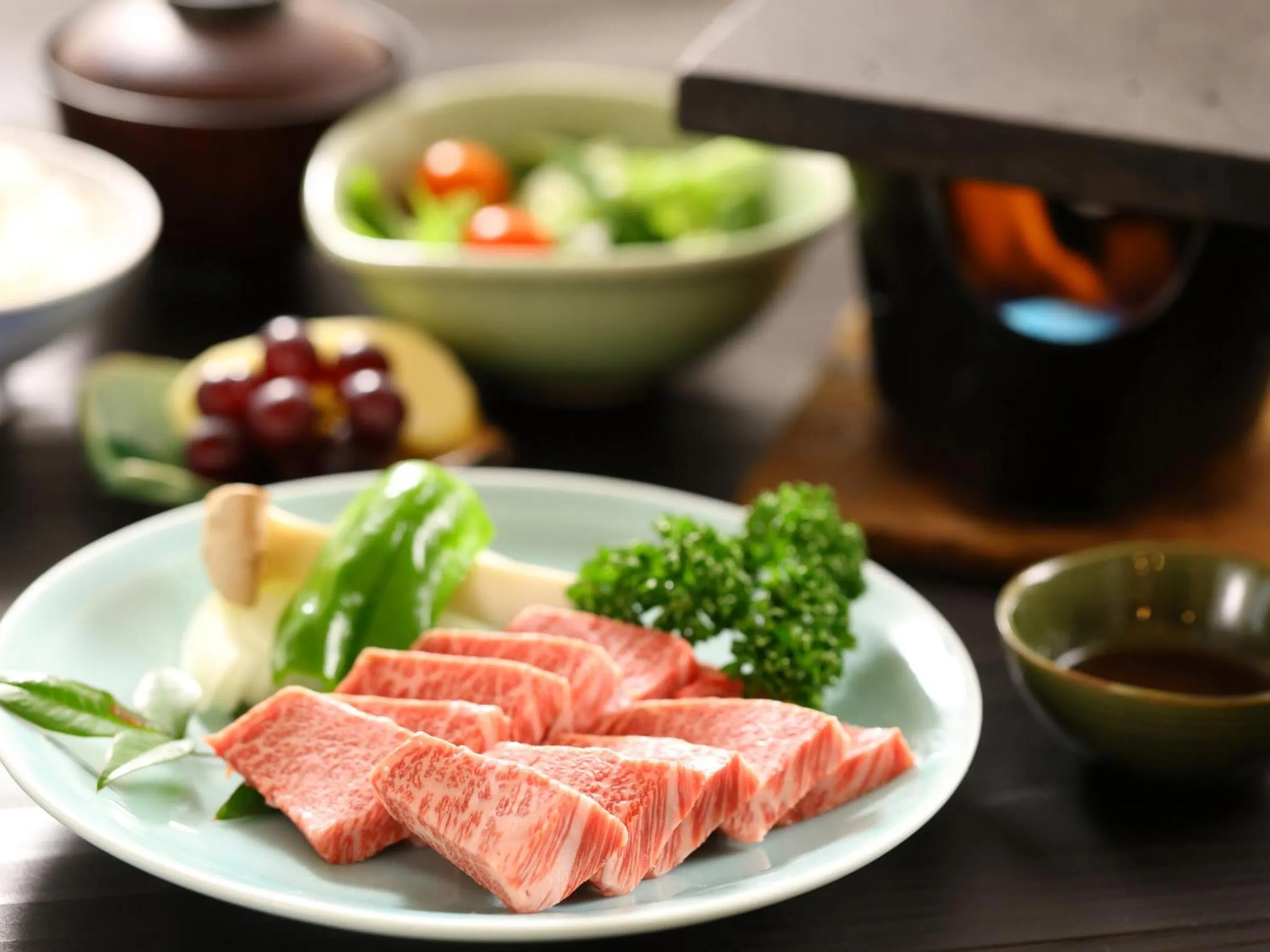 Food close-up in Shoji Mount Hotel
