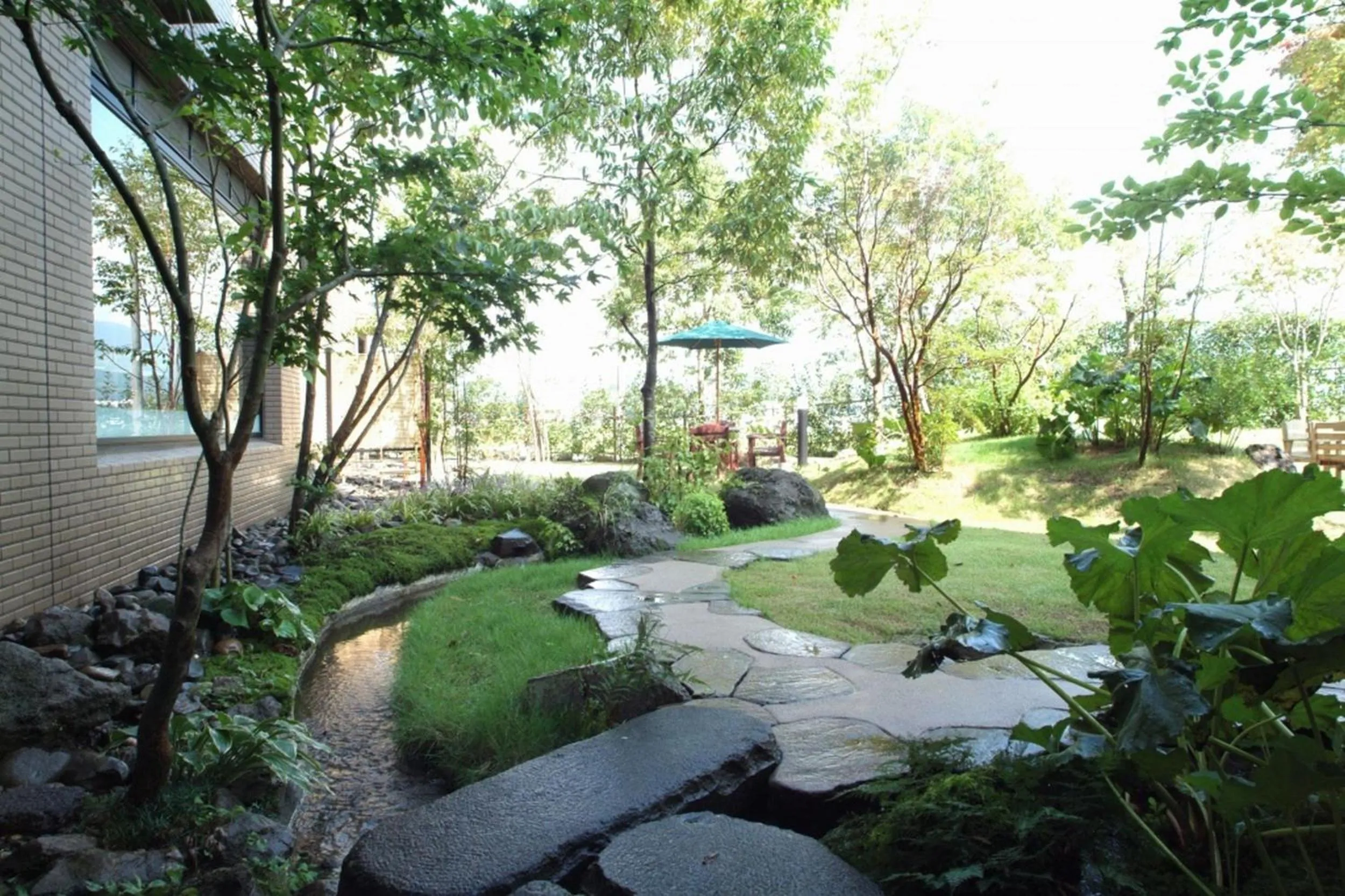 Garden in Yufuin Hotel Shuhokan