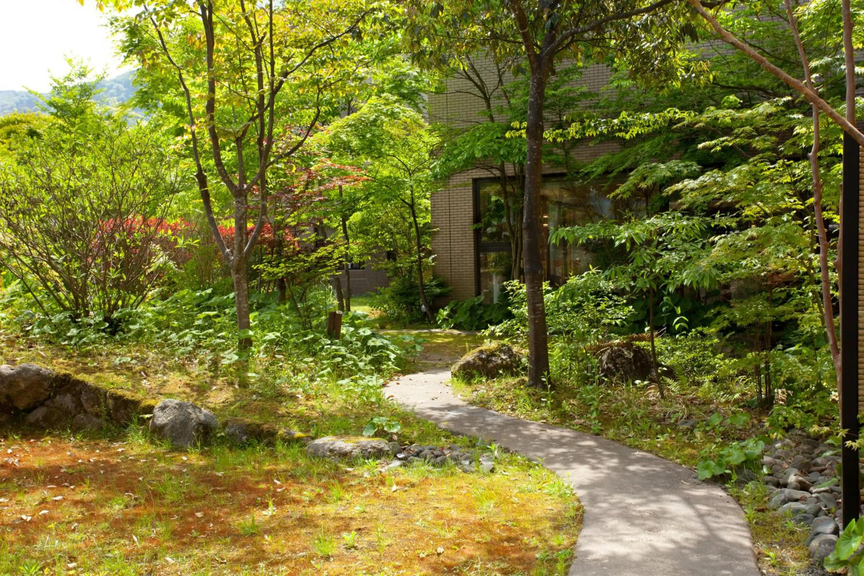 Garden in Yufuin Hotel Shuhokan