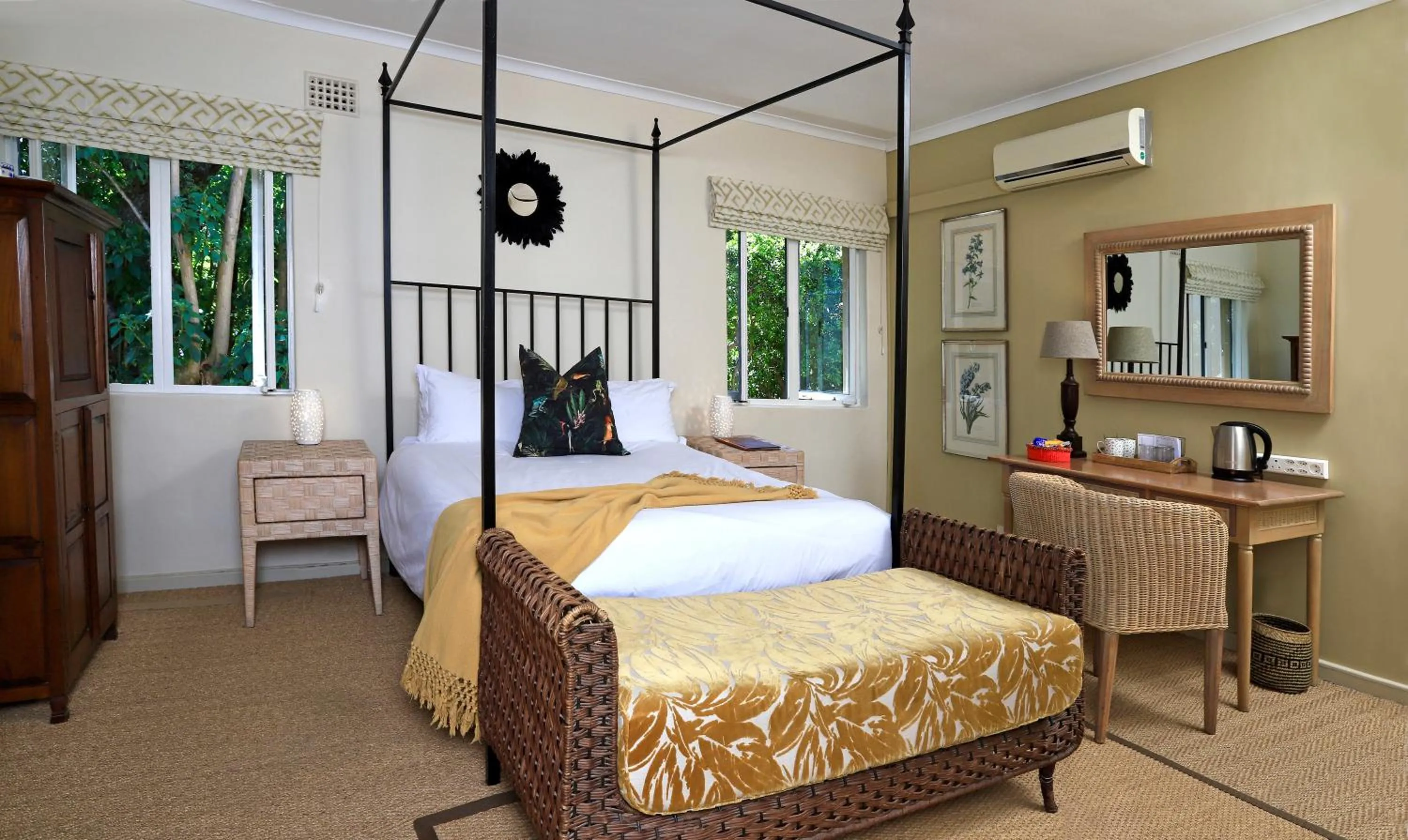 Bed in Rosedene Guest House