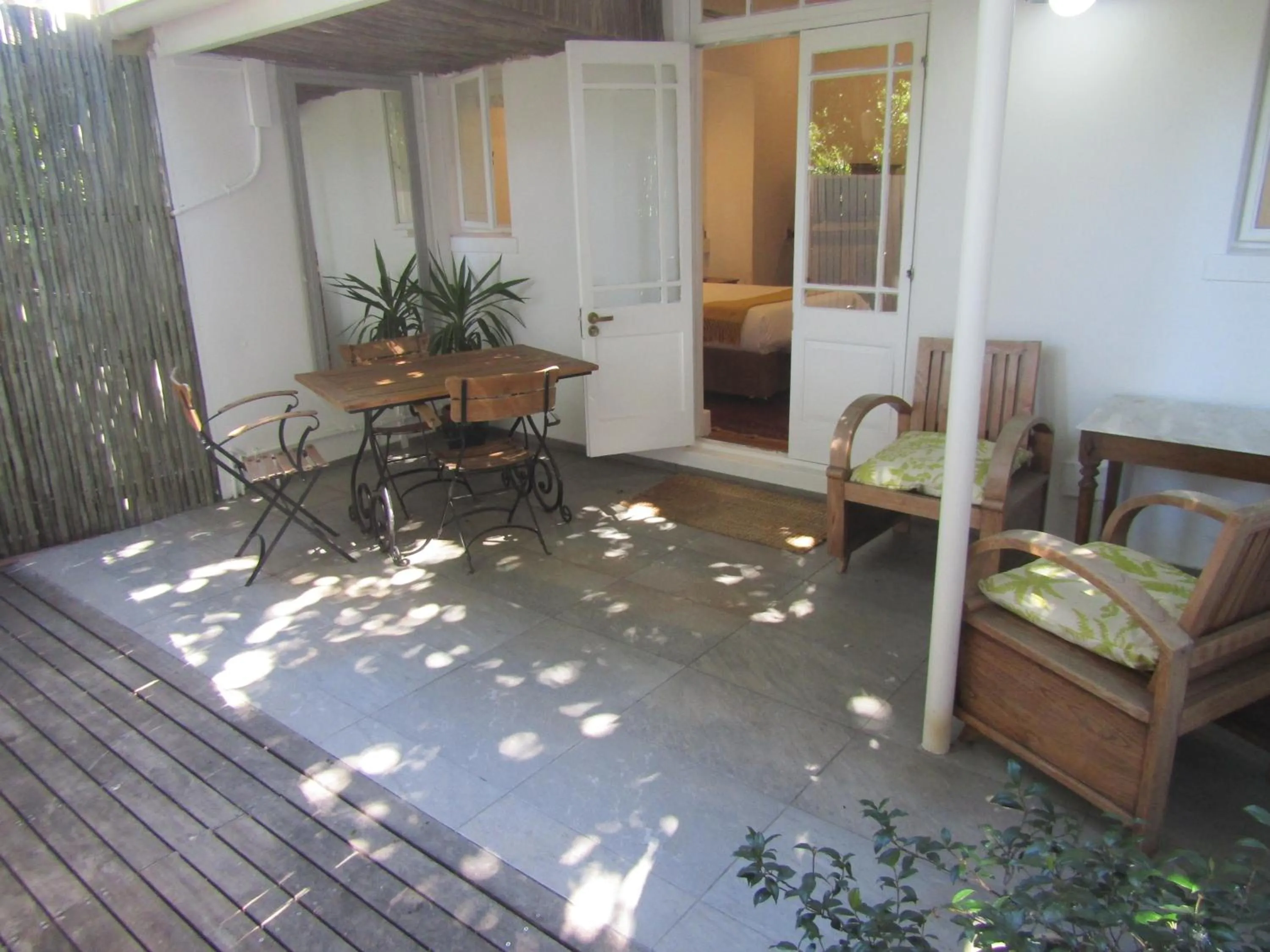 Patio in Rosedene Guest House