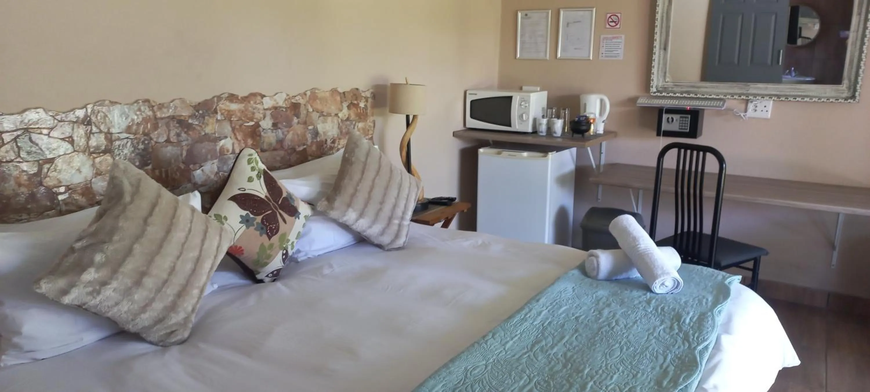 Bed in Potties Guesthouse