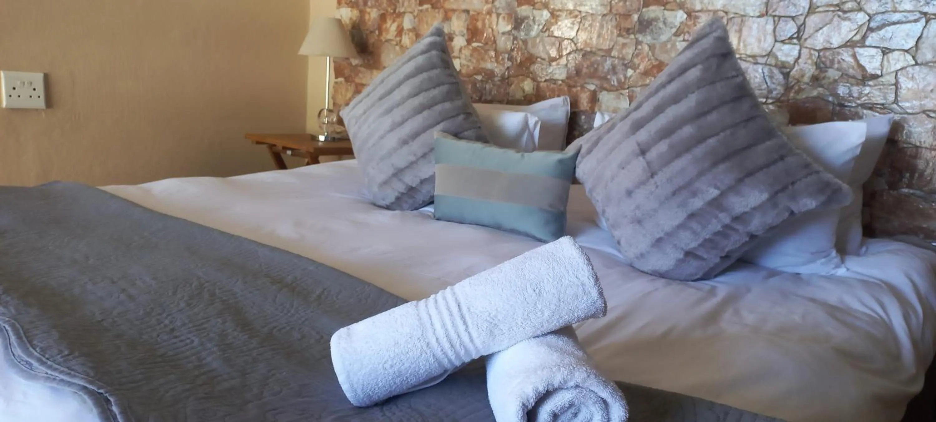 Bed in Potties Guesthouse