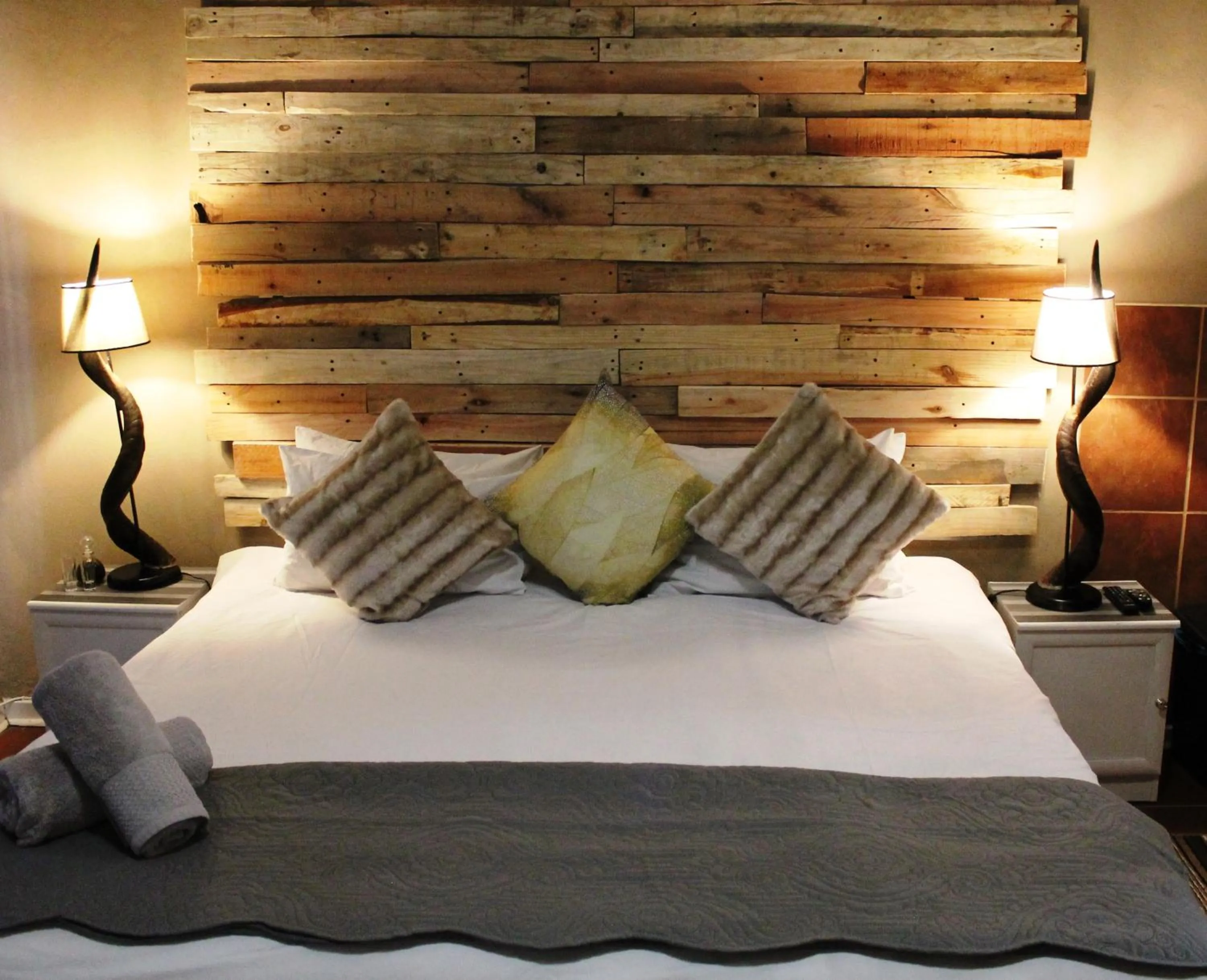 Bed in Potties Guesthouse