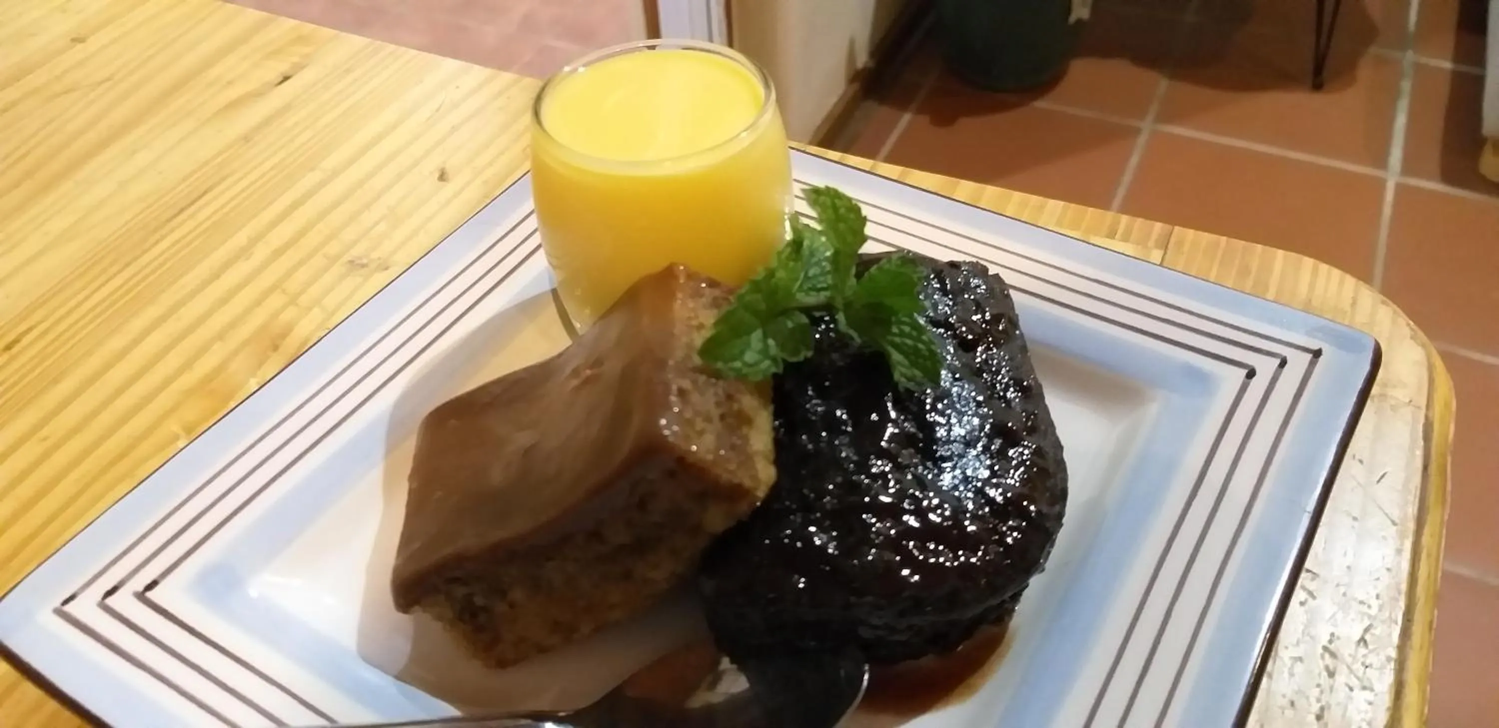 Food close-up in Potties Guesthouse