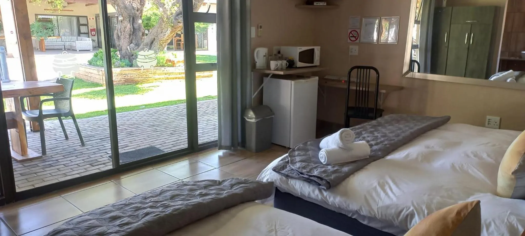 Bed in Potties Guesthouse