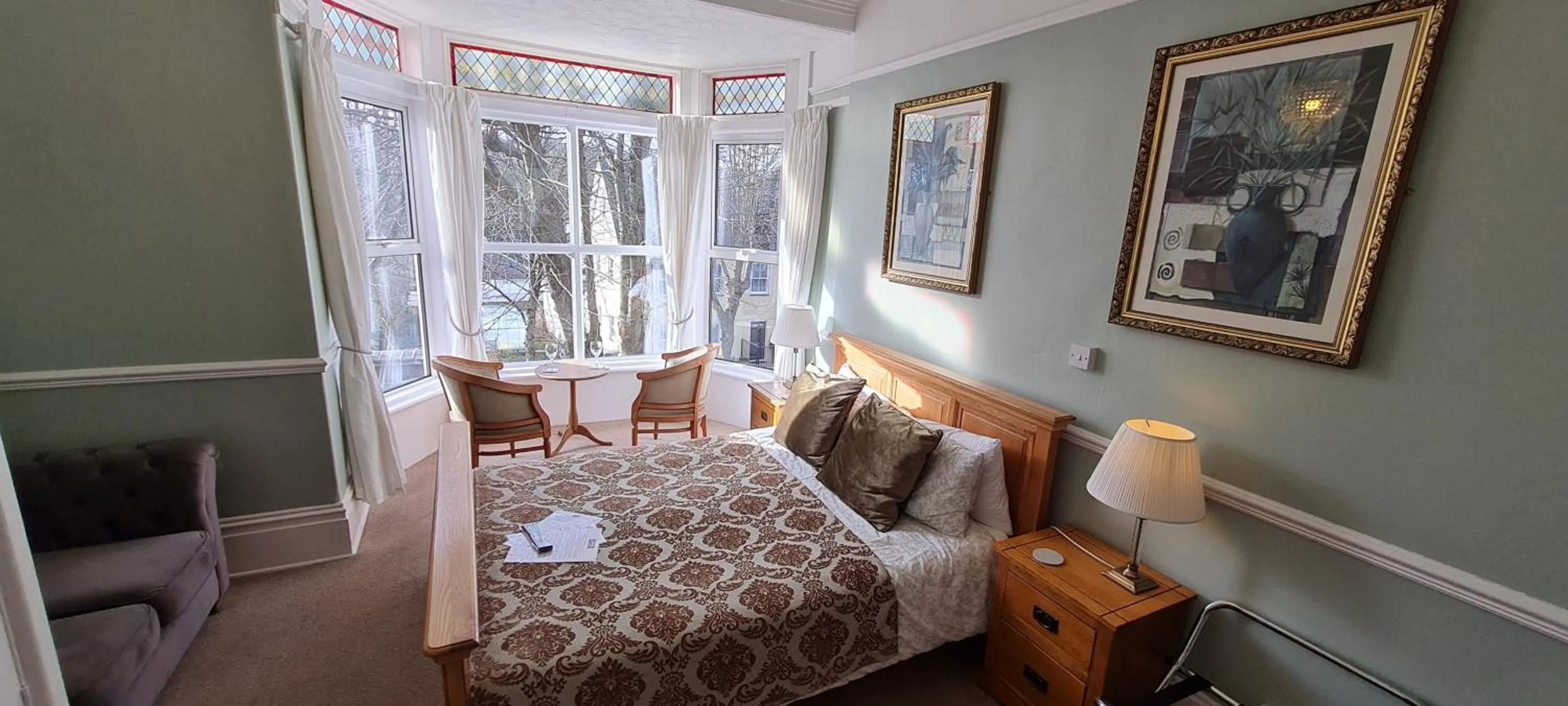 Bed in The Pendennis Guest House