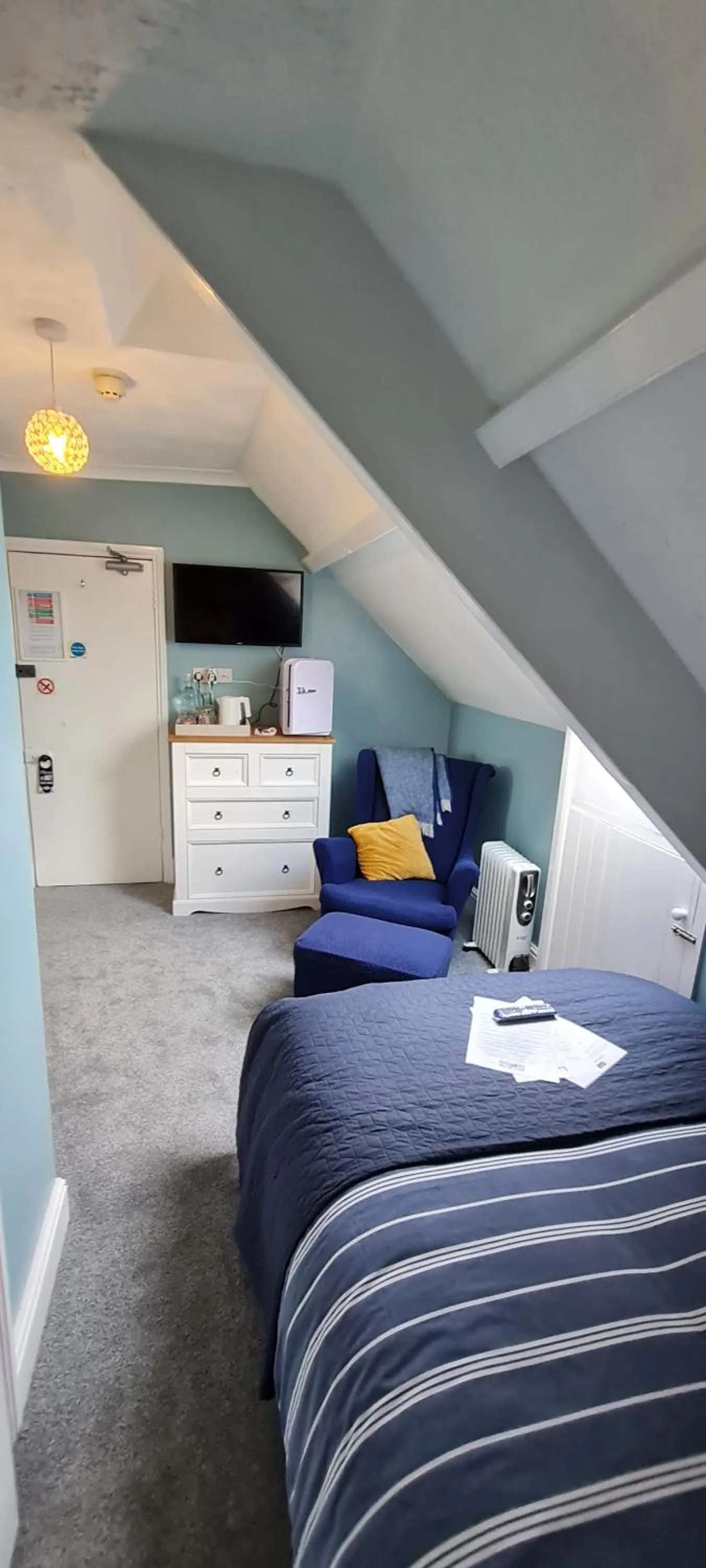 Bed in The Pendennis Guest House