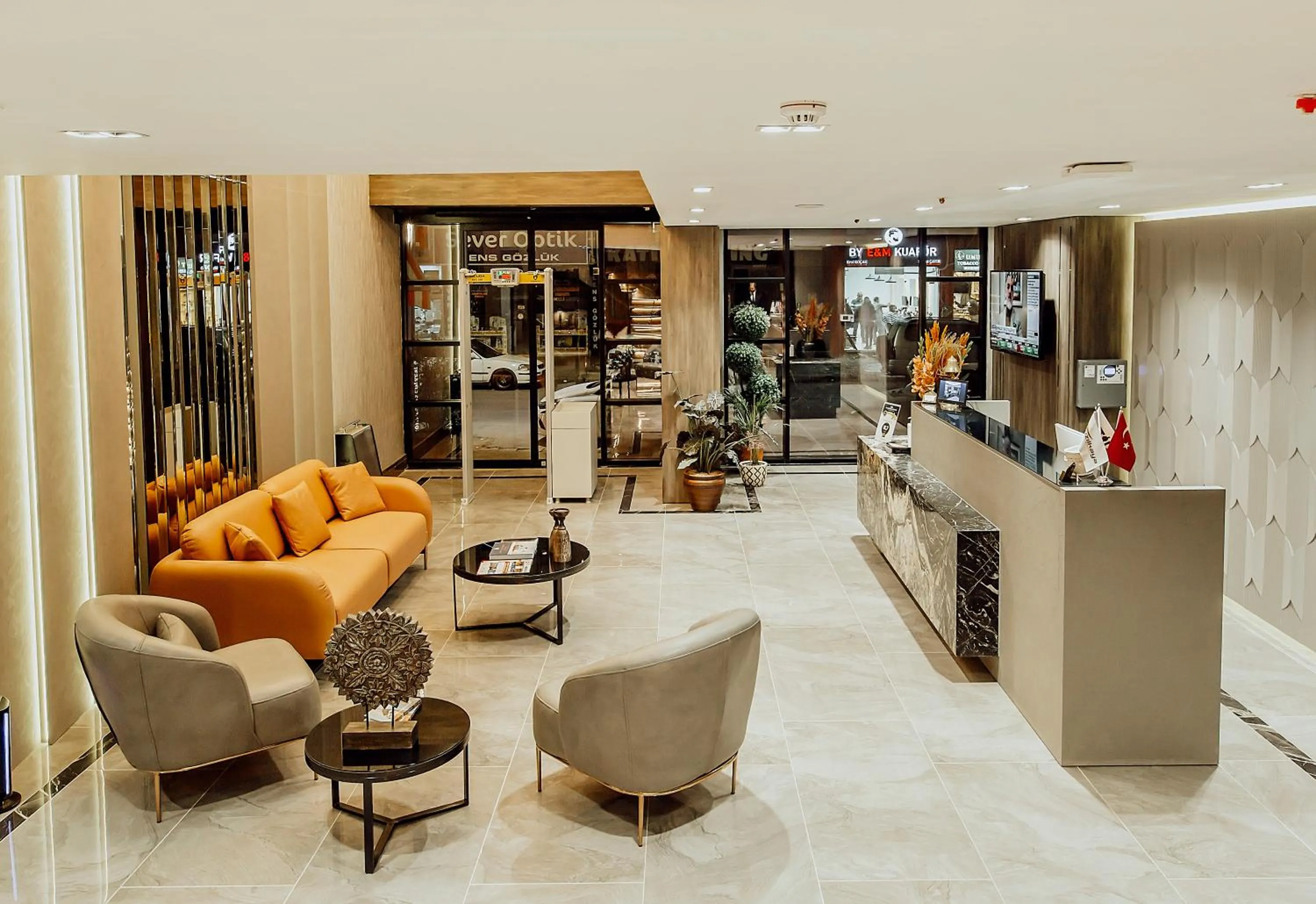 Lobby or reception in Kızılkaya Business Otel