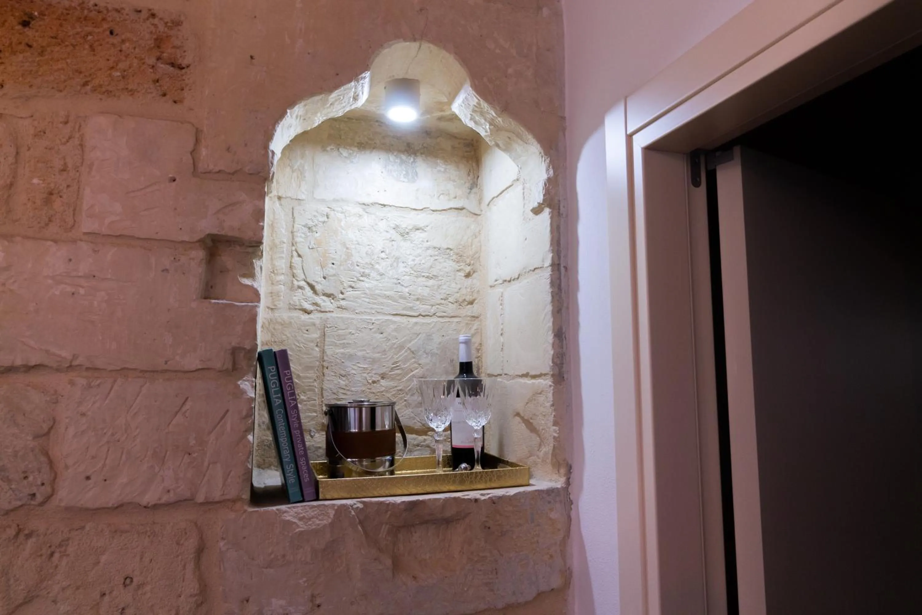 Decorative detail in Le Nicchie luxury rooms