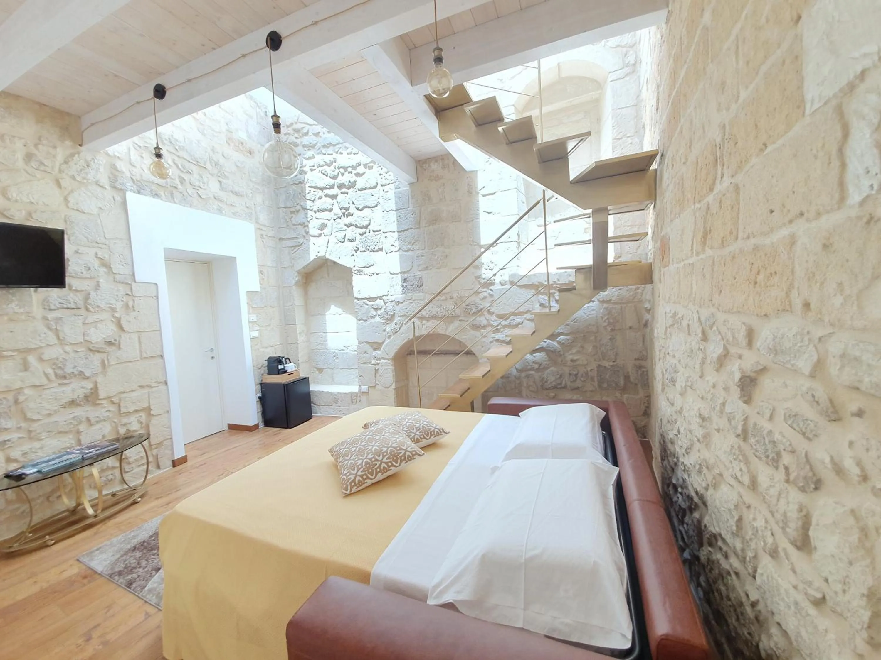 Coffee/tea facilities in Le Nicchie luxury rooms