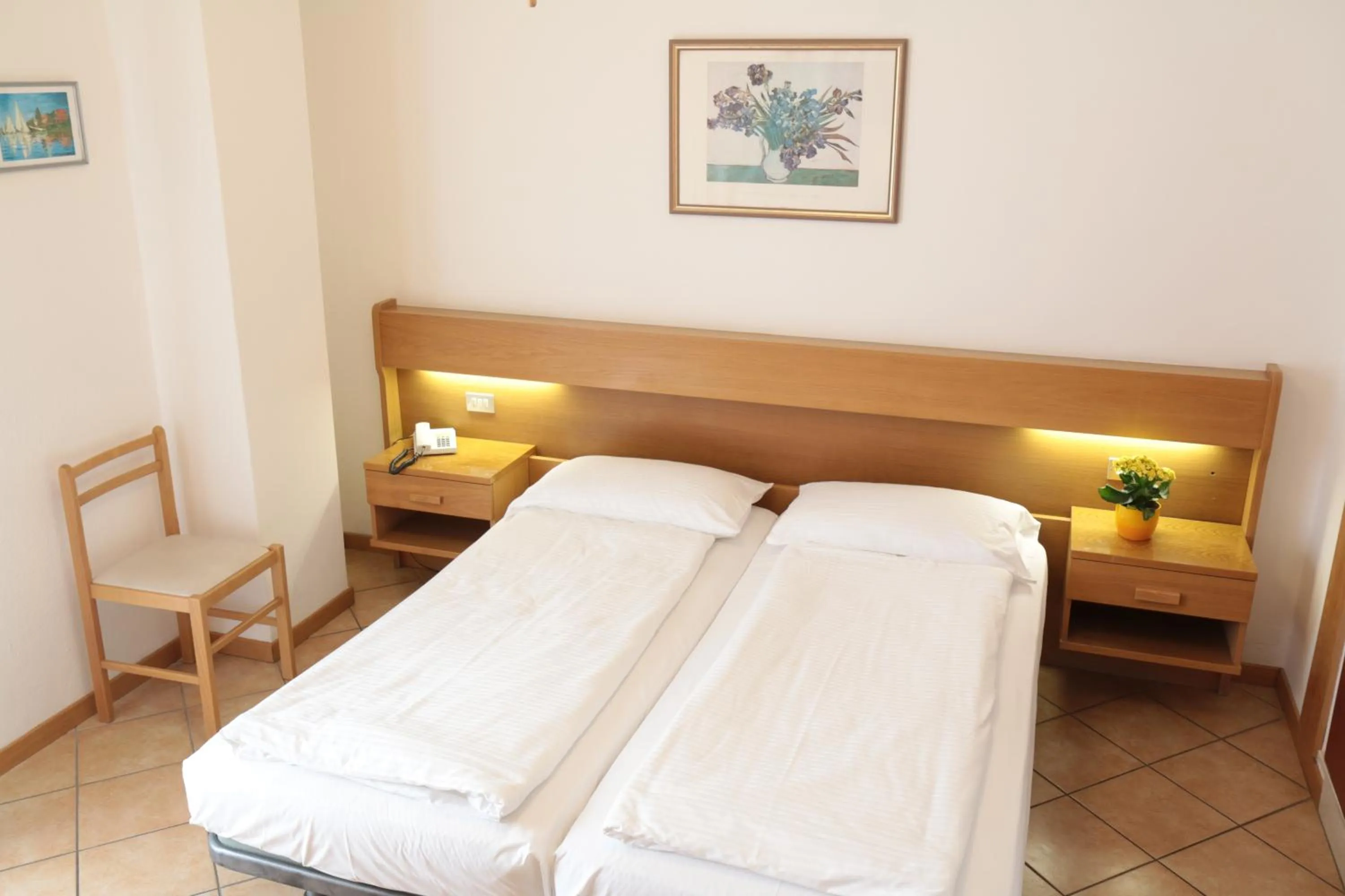 Bed in Hotel Villa Clara