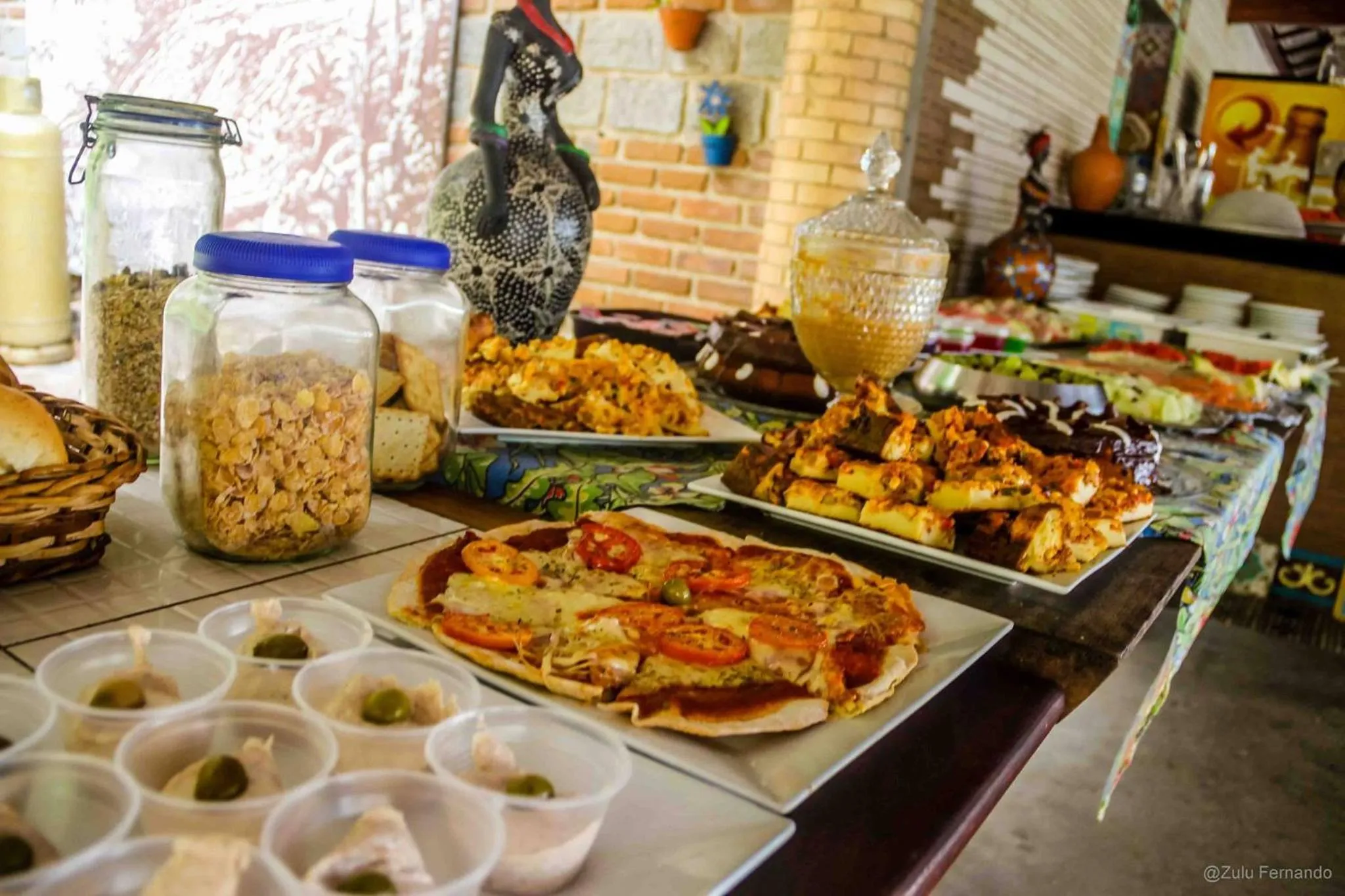 Food and drinks in Quilombo Hotel Fazenda