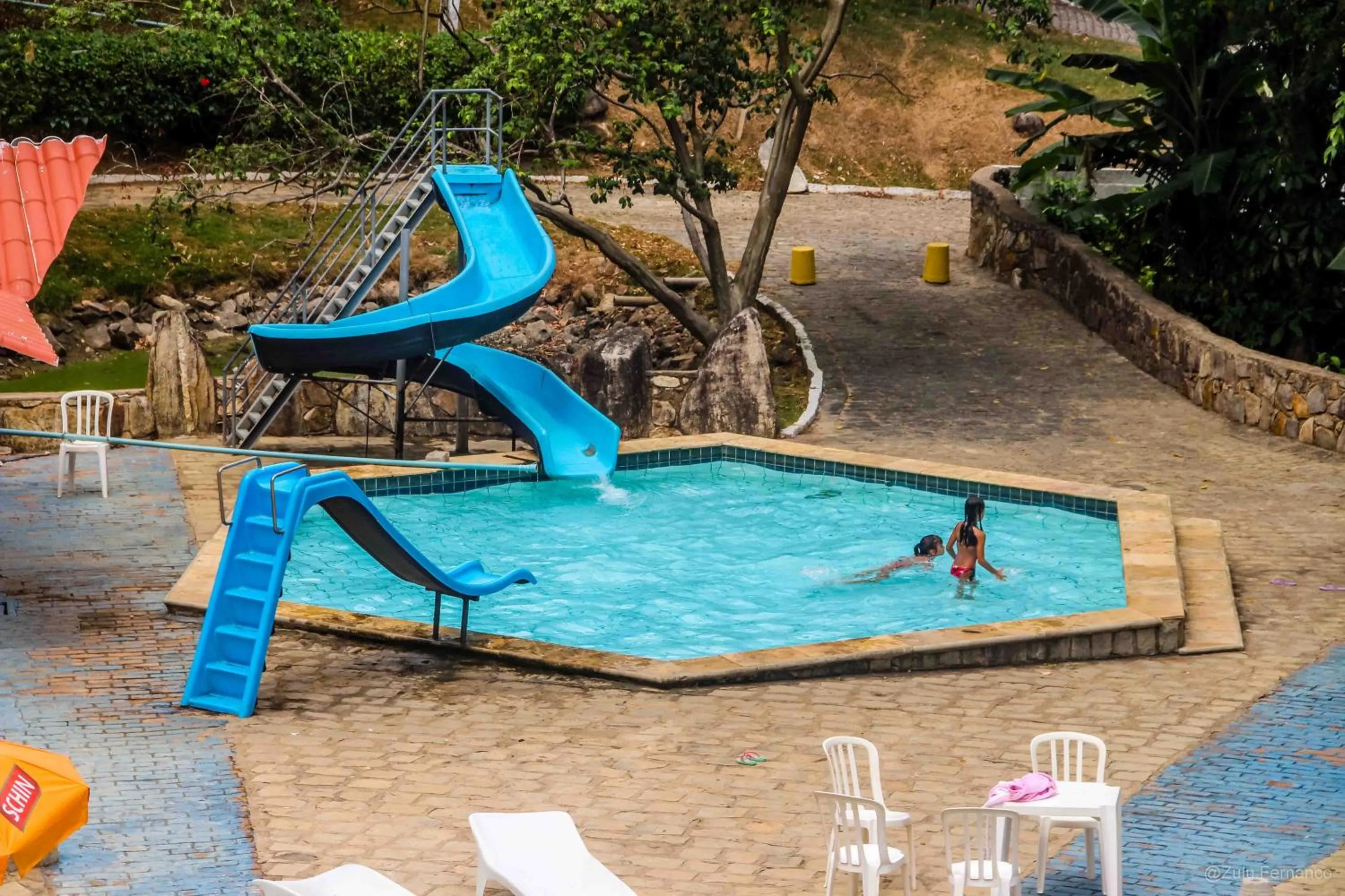 Swimming pool in Quilombo Hotel Fazenda