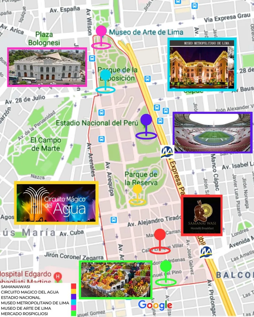 City view in Samanai Wasi