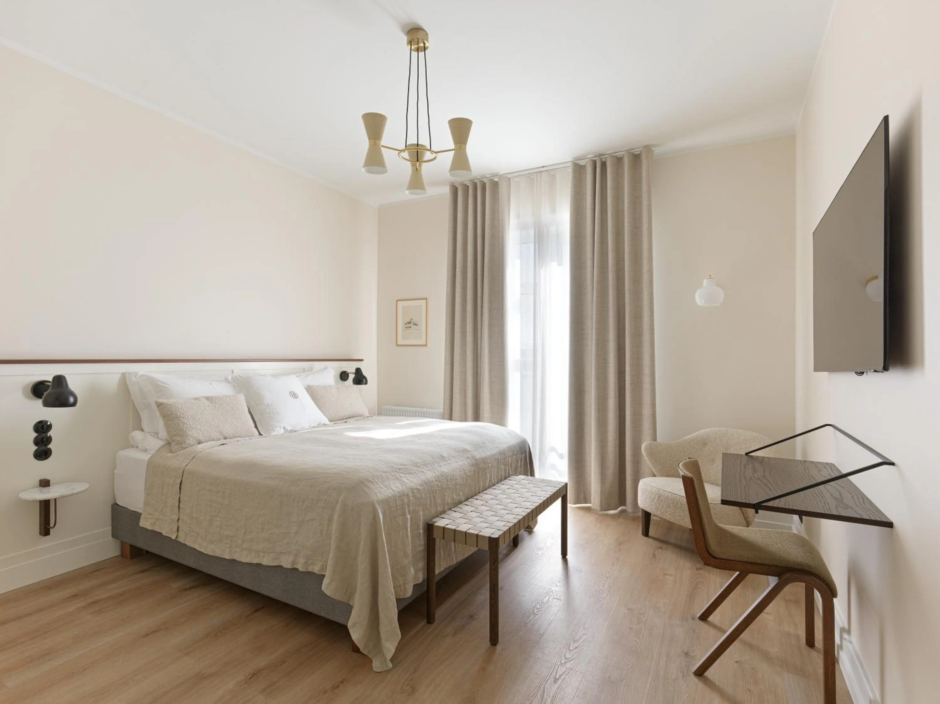 Bedroom, Bed in Hotel Búdir