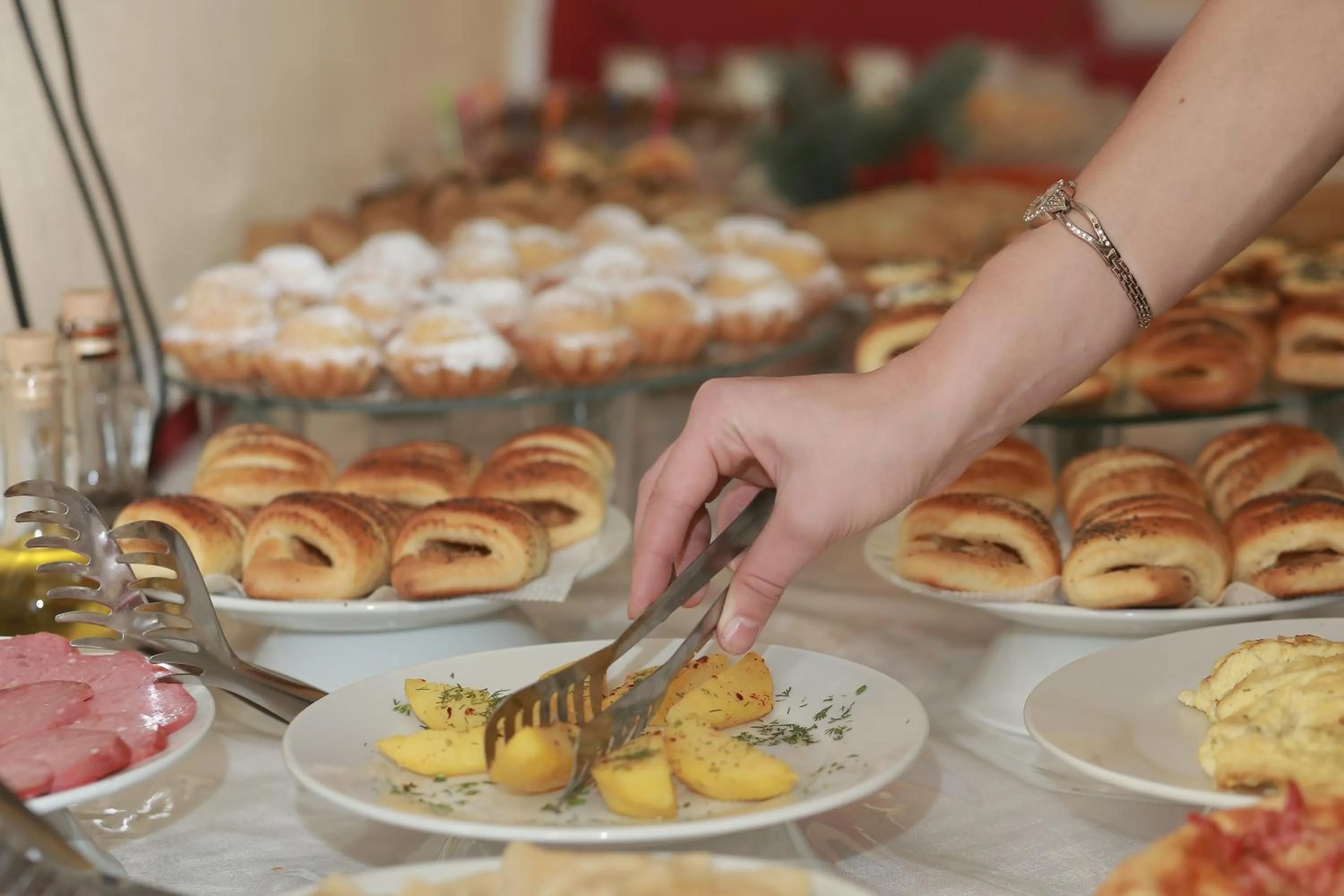 Food close-up in Madanur Hotel