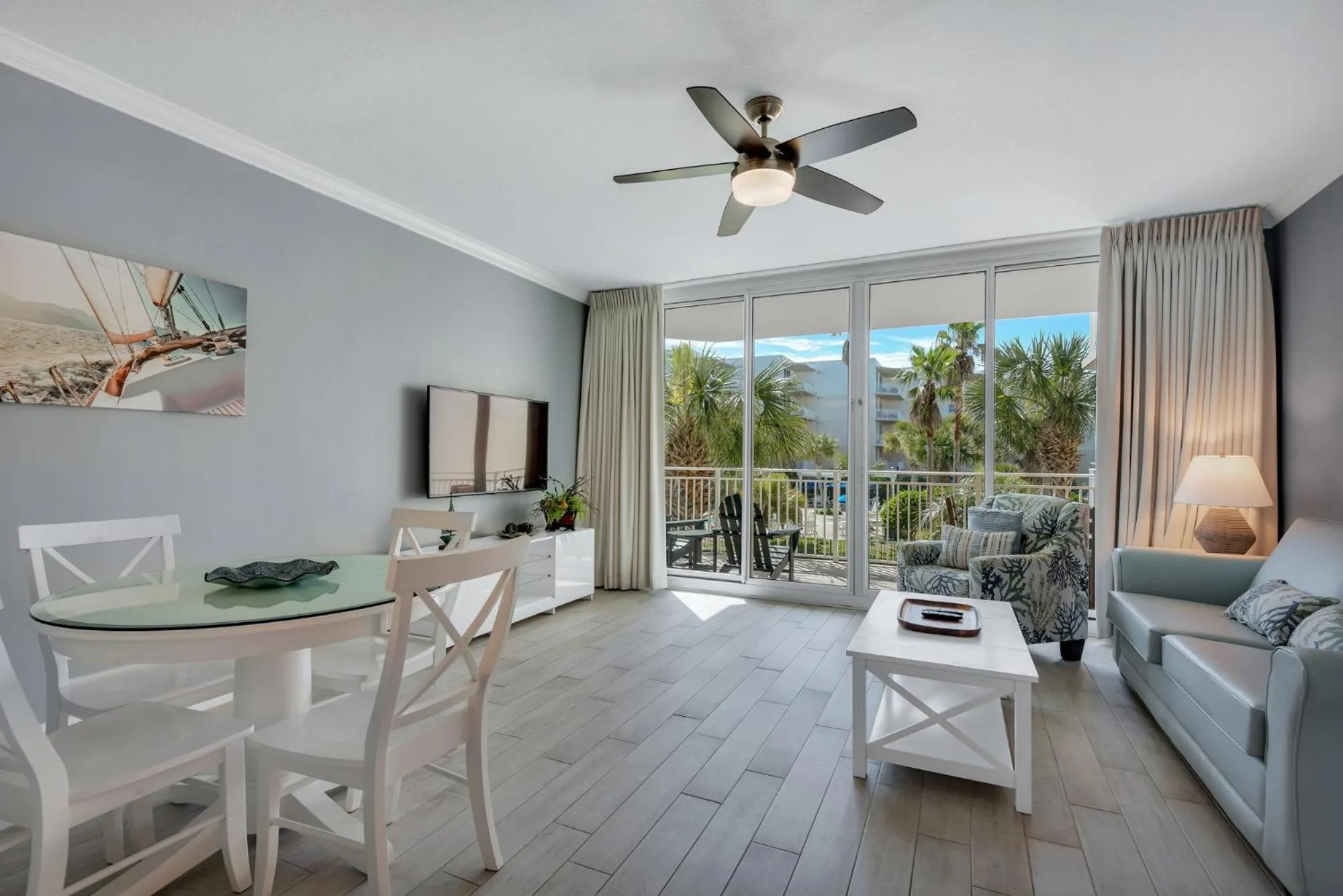 Living room in Waterscape Resort by Tufan