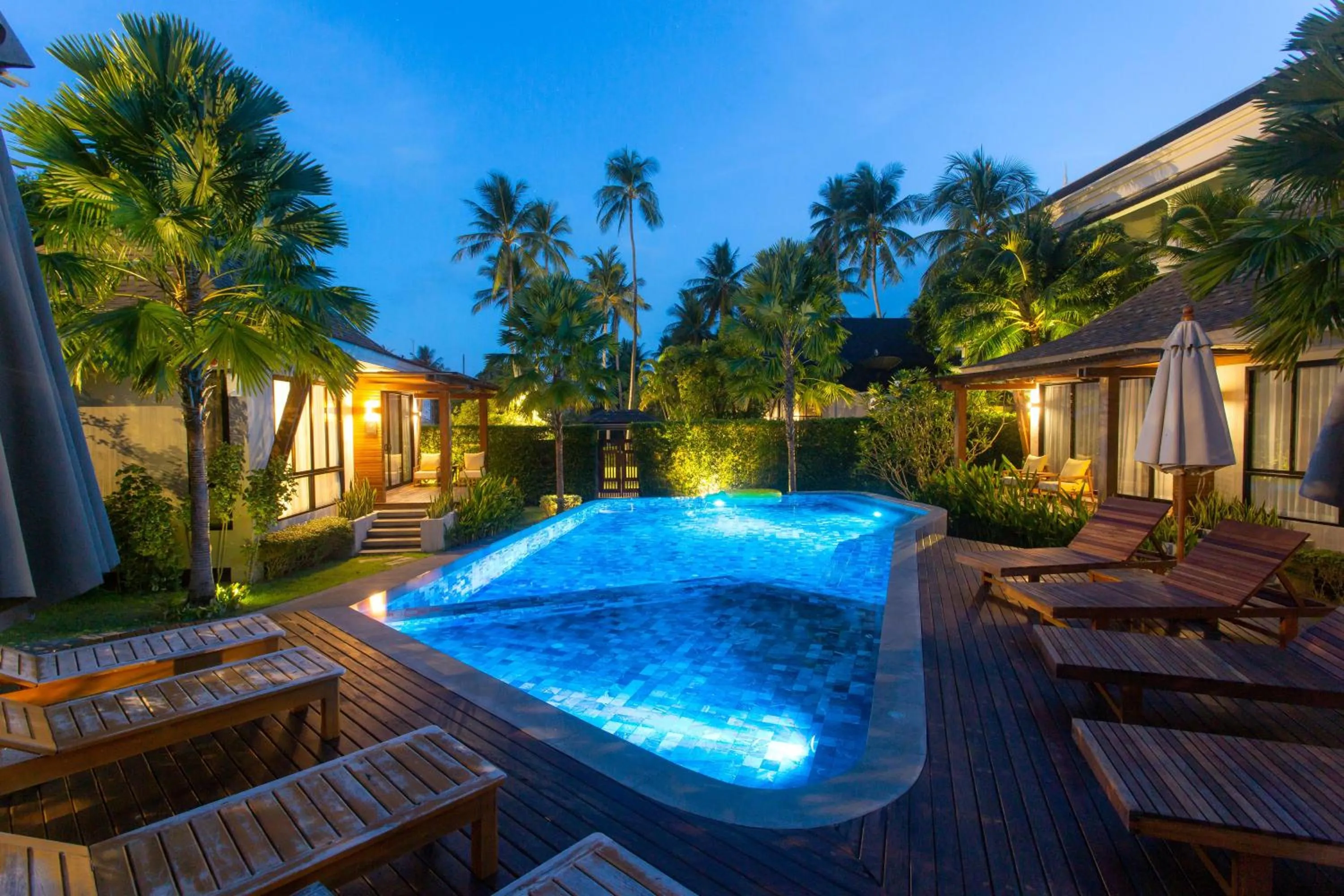 Swimming pool in CHUZ Villas Samui SHA Plus