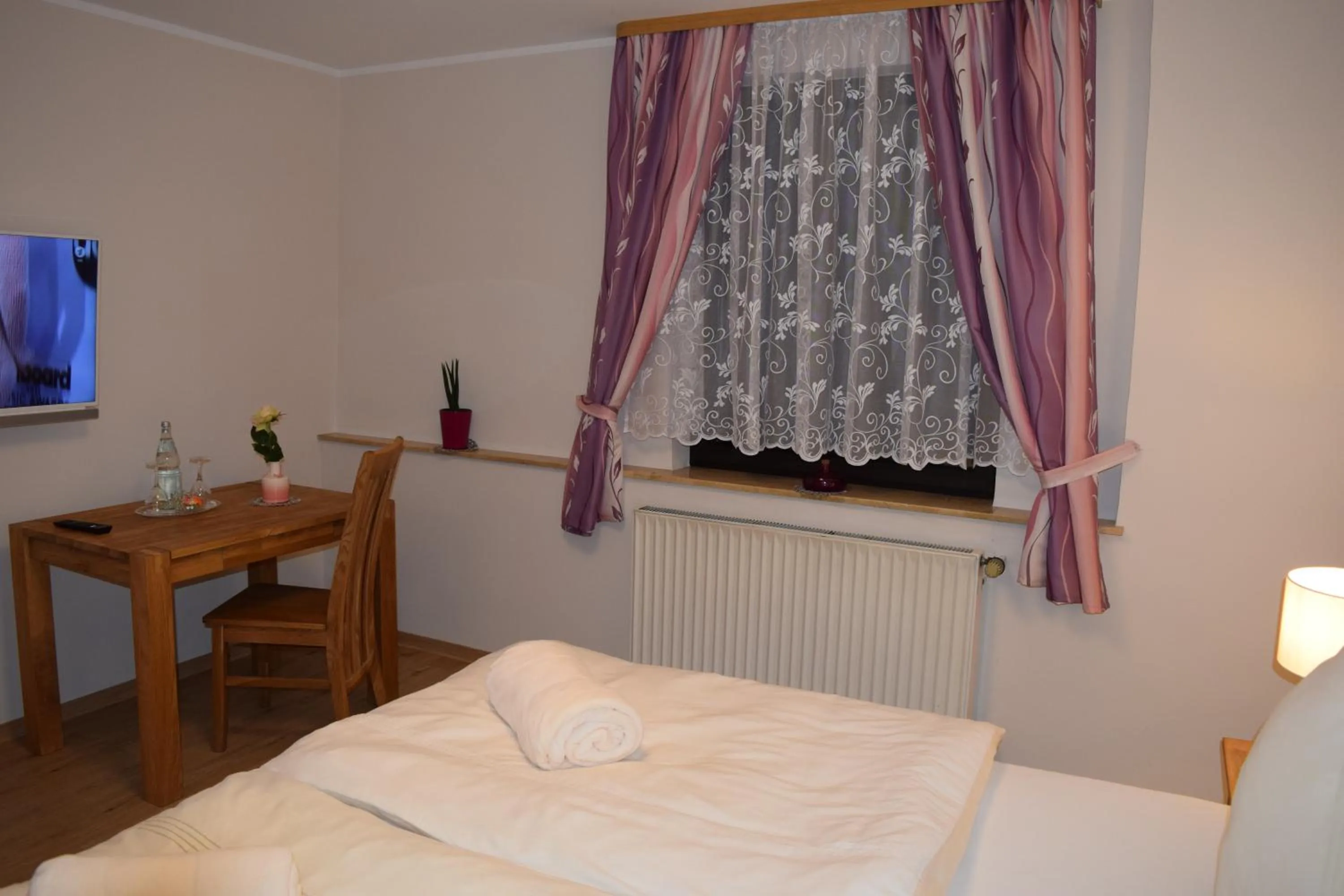 Decorative detail, Bed in Hotel Bürgergesellschaft