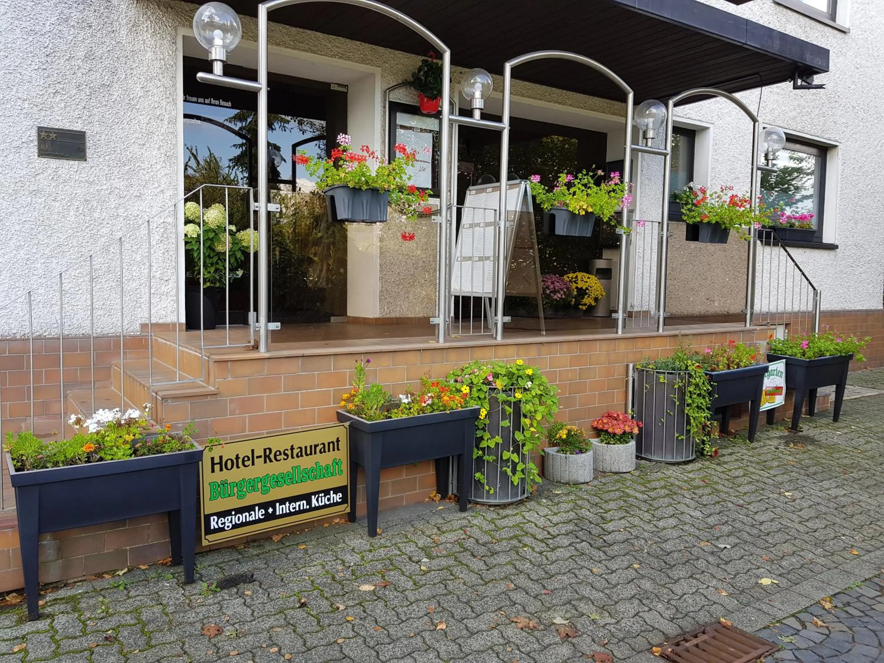 Patio in Hotel Bürgergesellschaft