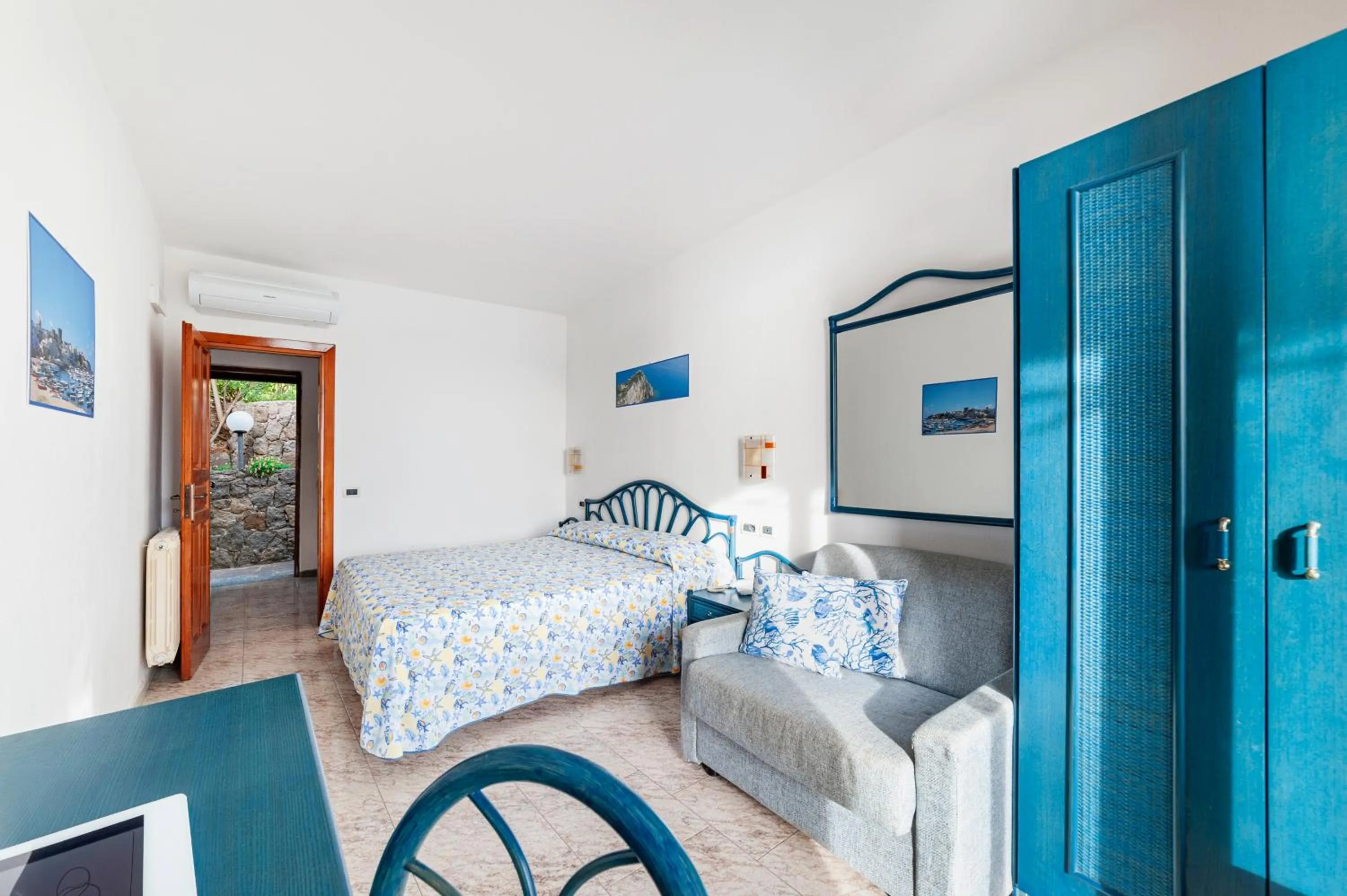 Bed in Punta Chiarito Resort