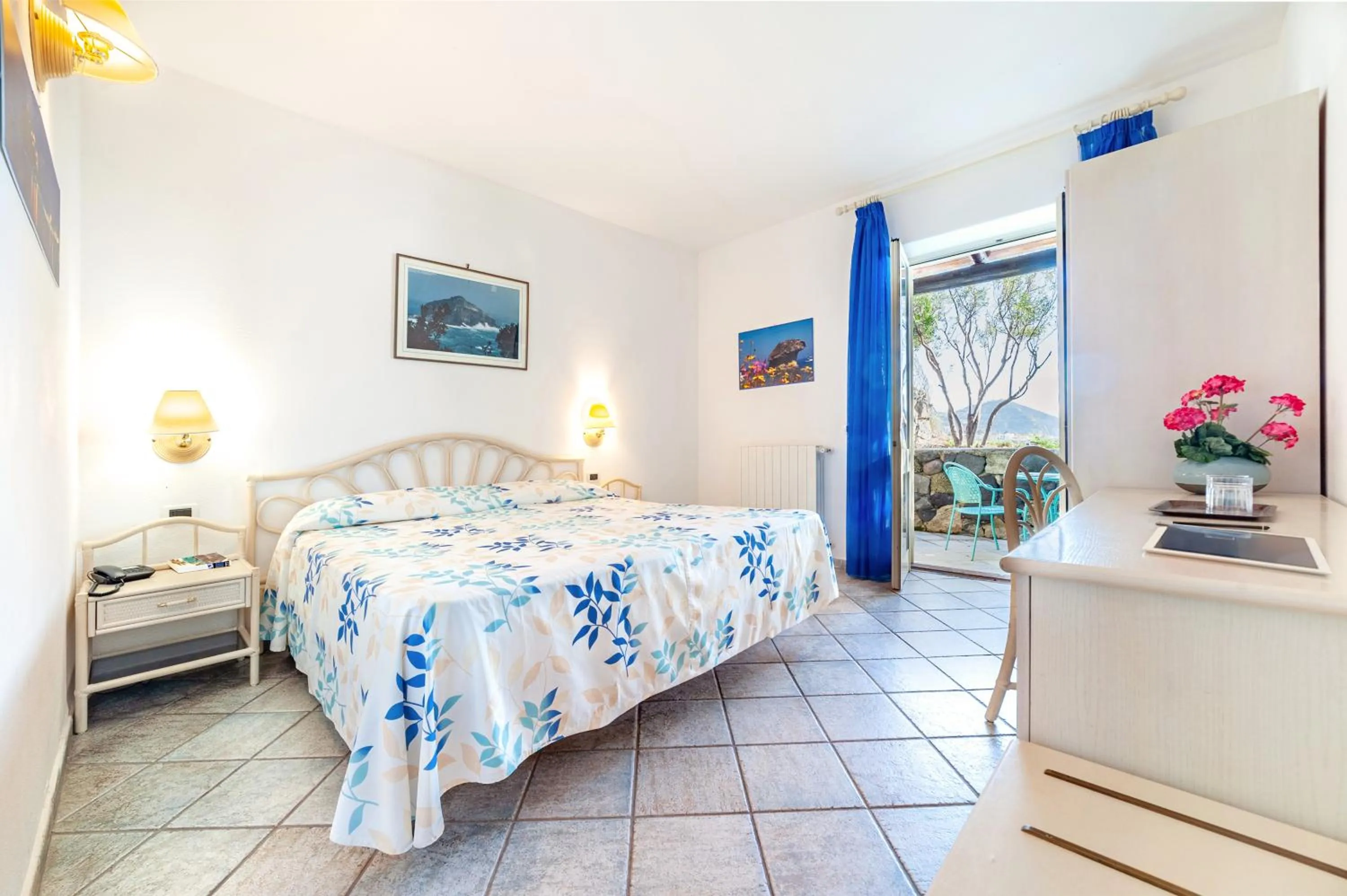 Bed in Punta Chiarito Resort