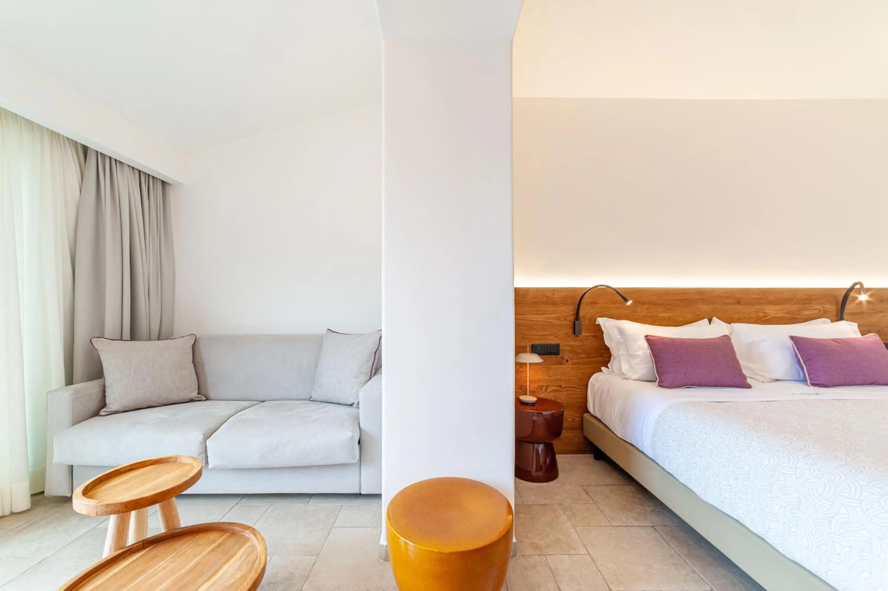 Bed in Punta Chiarito Resort