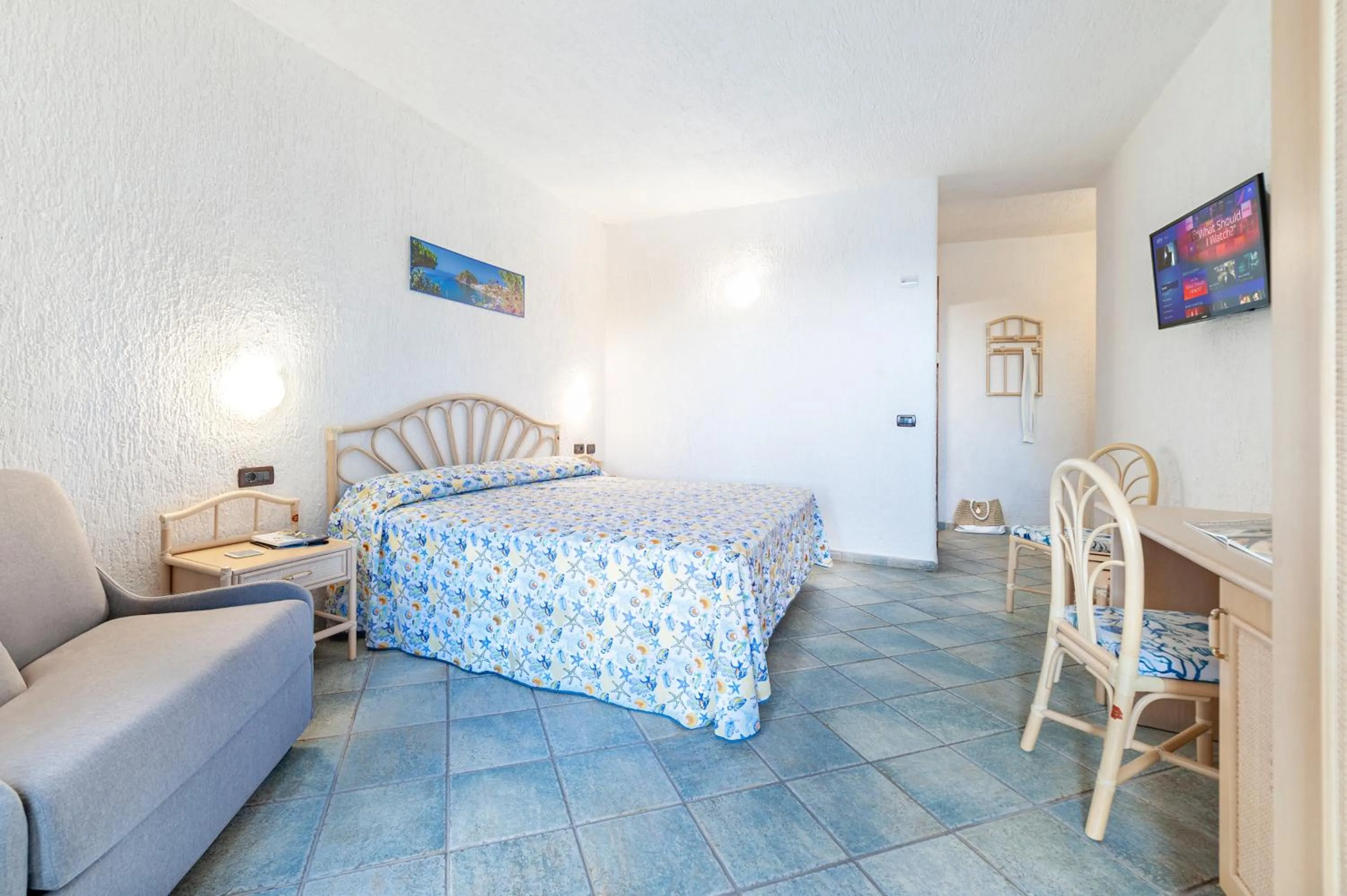 Bed in Punta Chiarito Resort