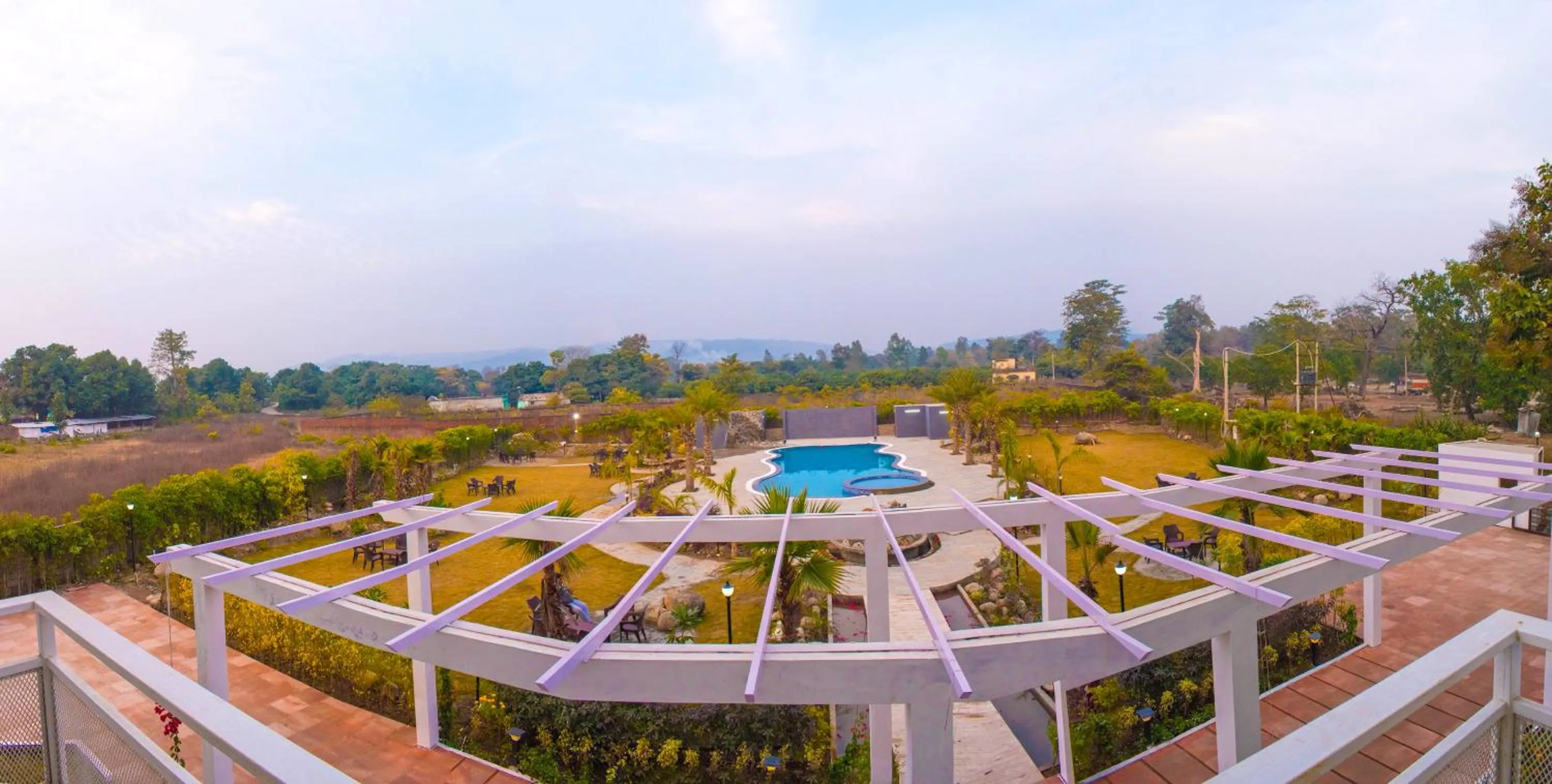 Garden view in The Darien Resort