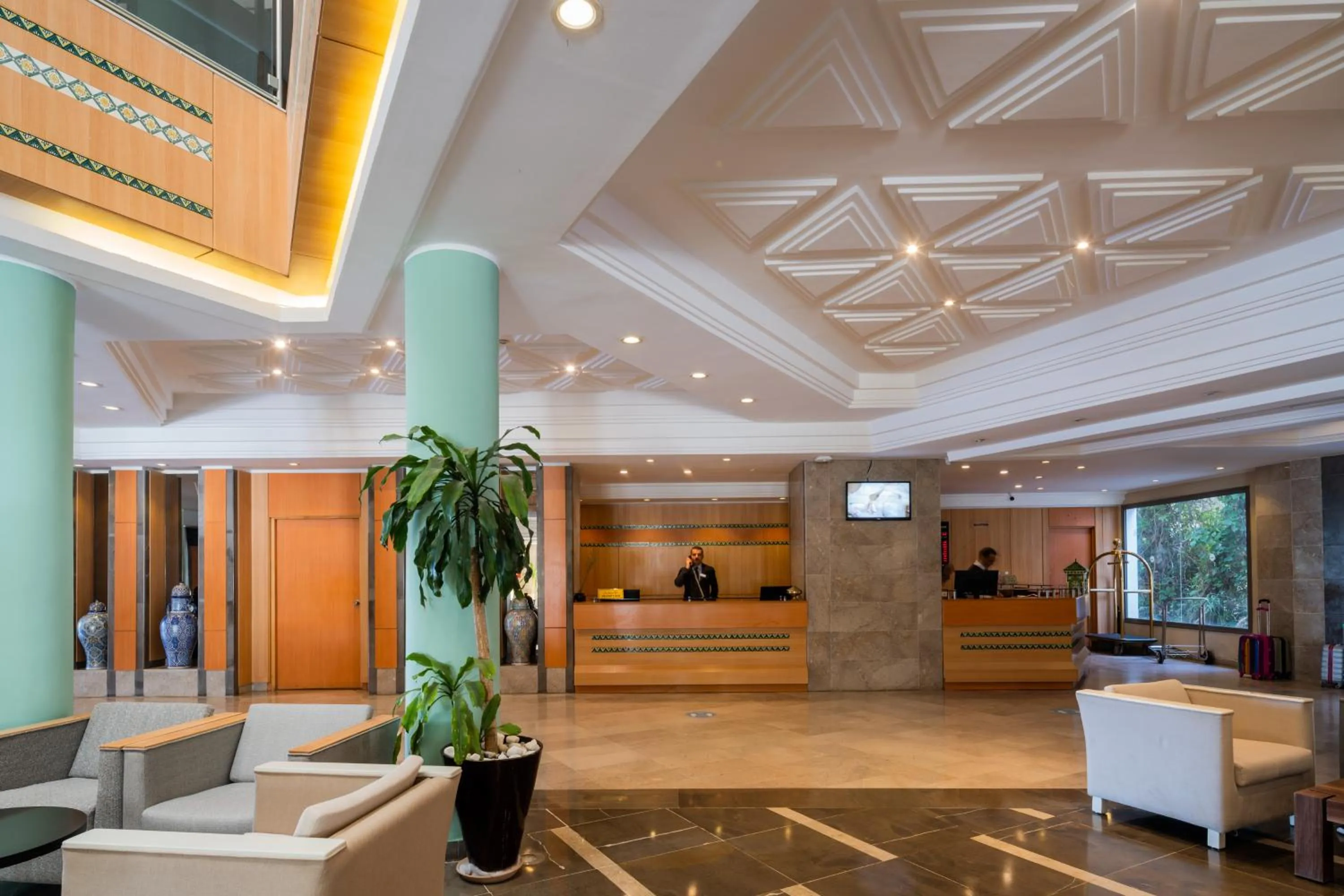 Lobby or reception in Hotel Bel Azur Thalasso & Bungalows