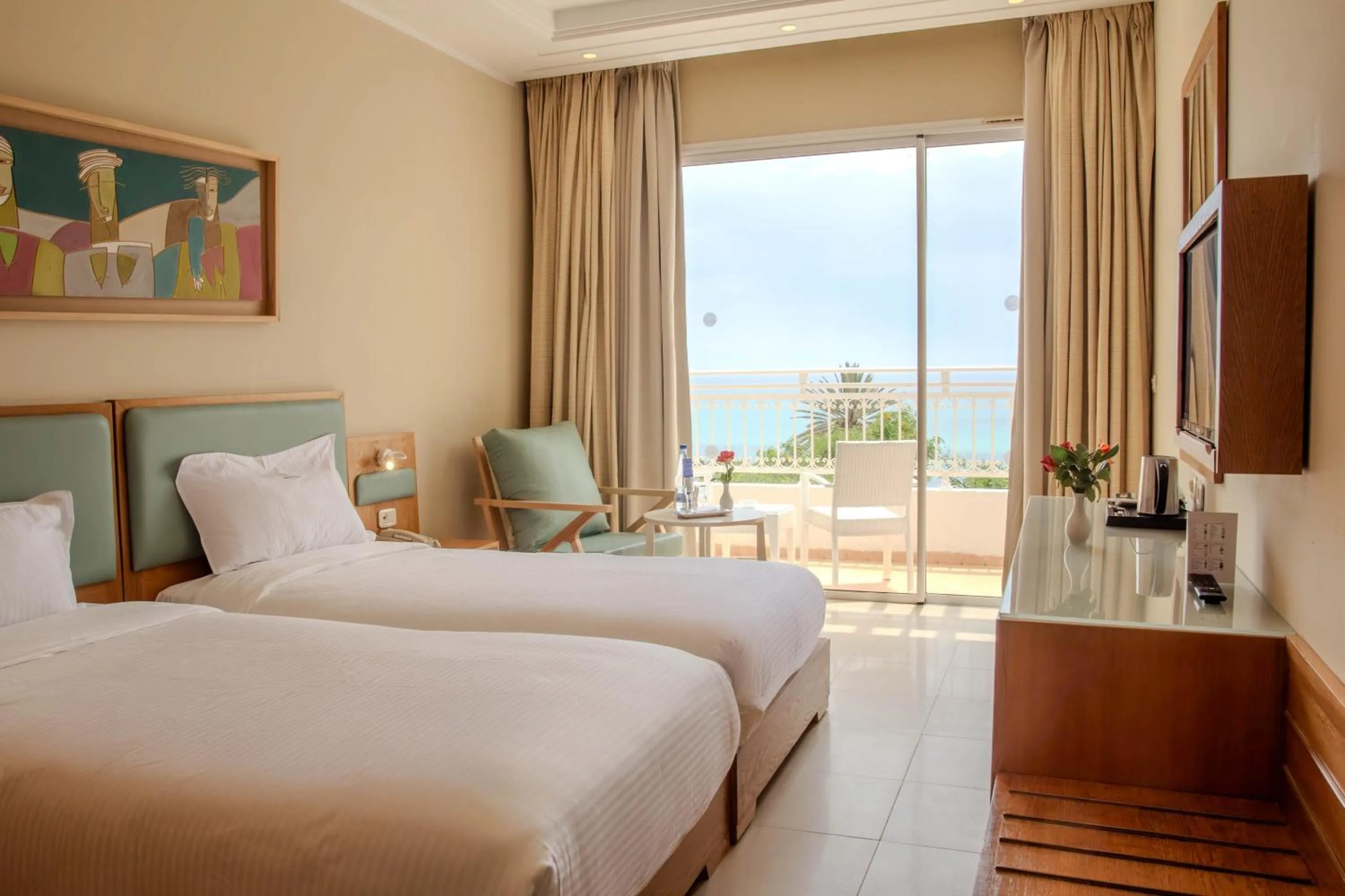 Photo of the whole room, Bed in Hotel Bel Azur Thalasso & Bungalows